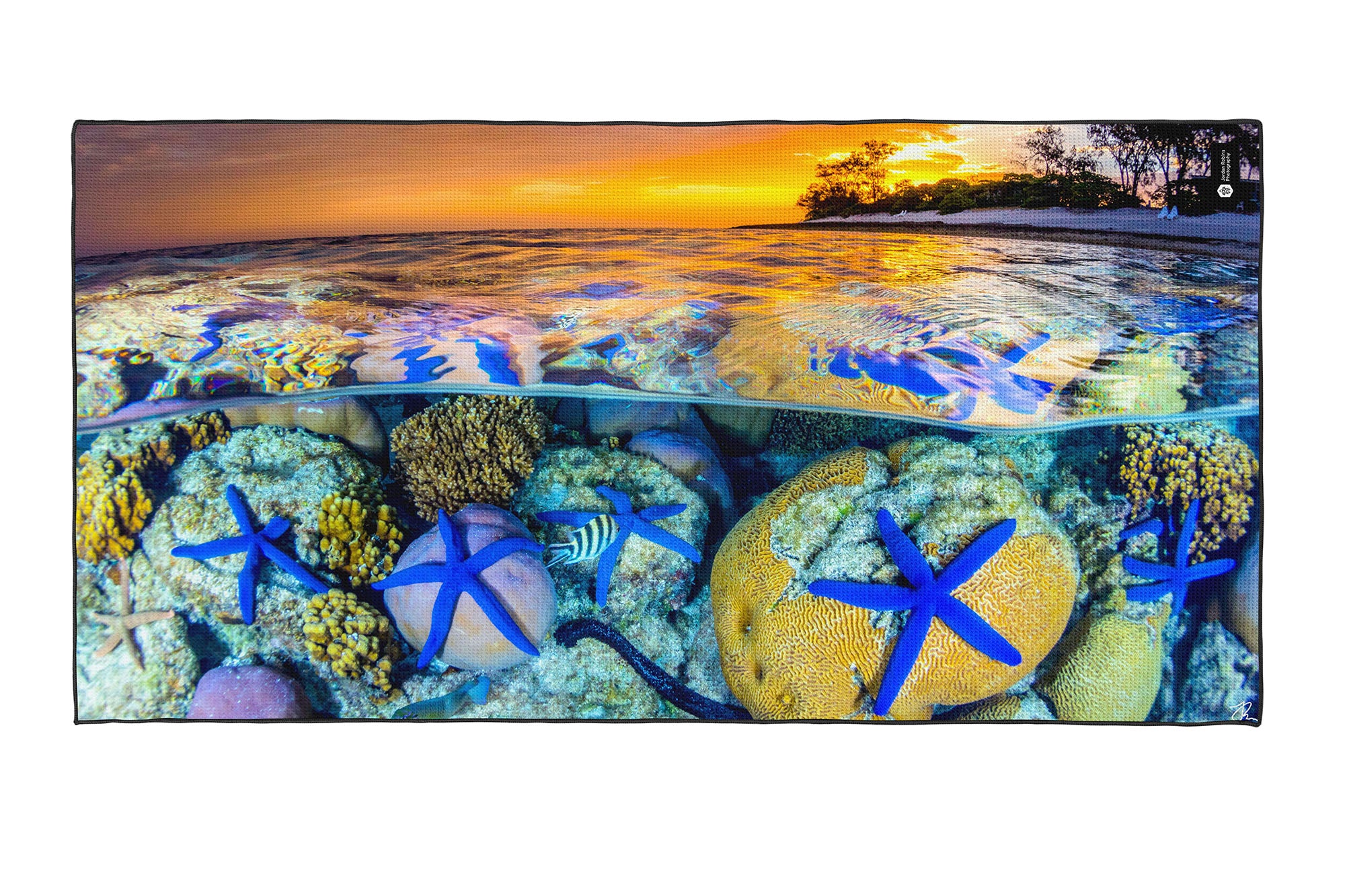 Sea Star Sunset | Great Barrier Reef – Beach Towel