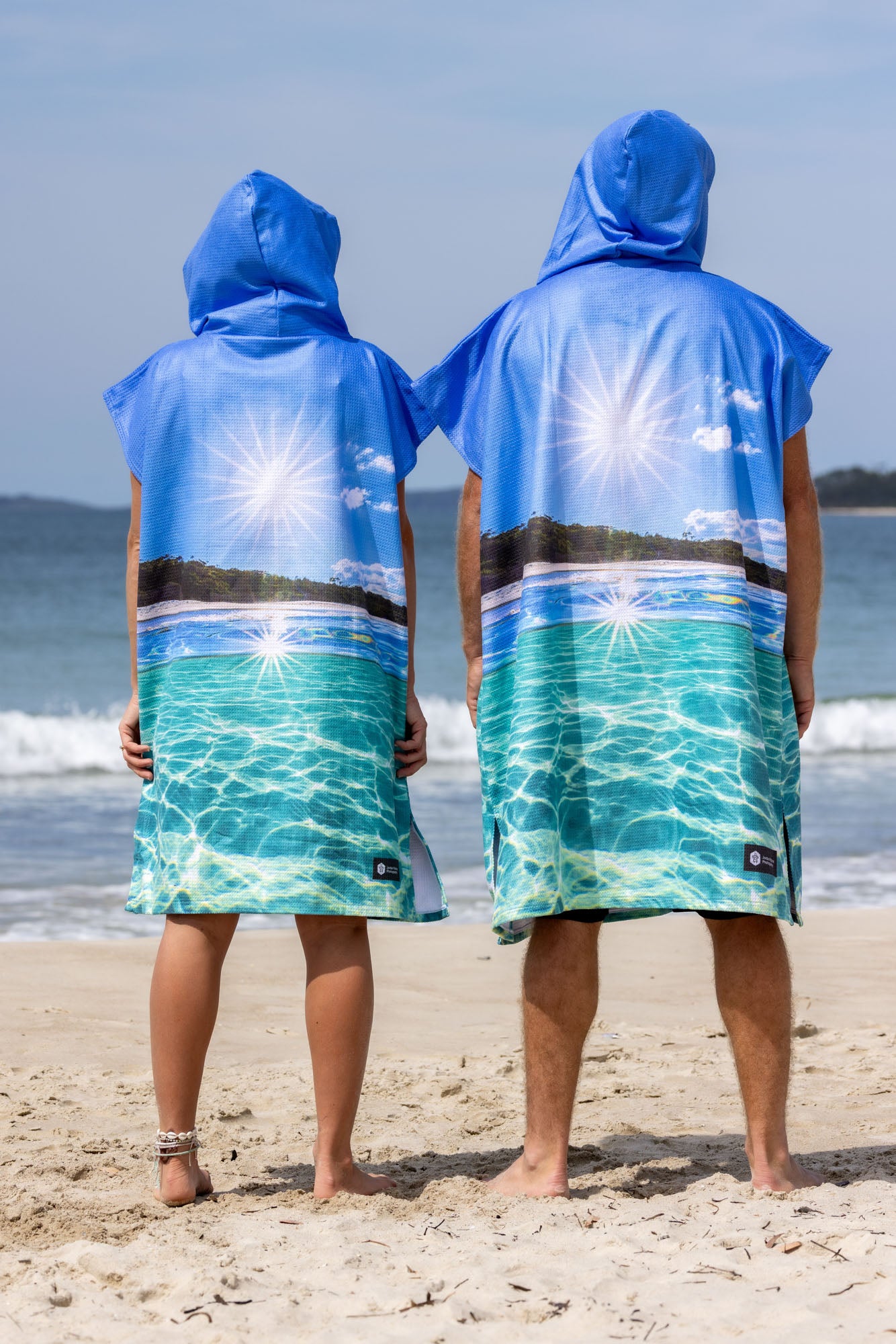 Summer Sun Hyams Beach Jervis Bay - Adults Hooded Beach Towel