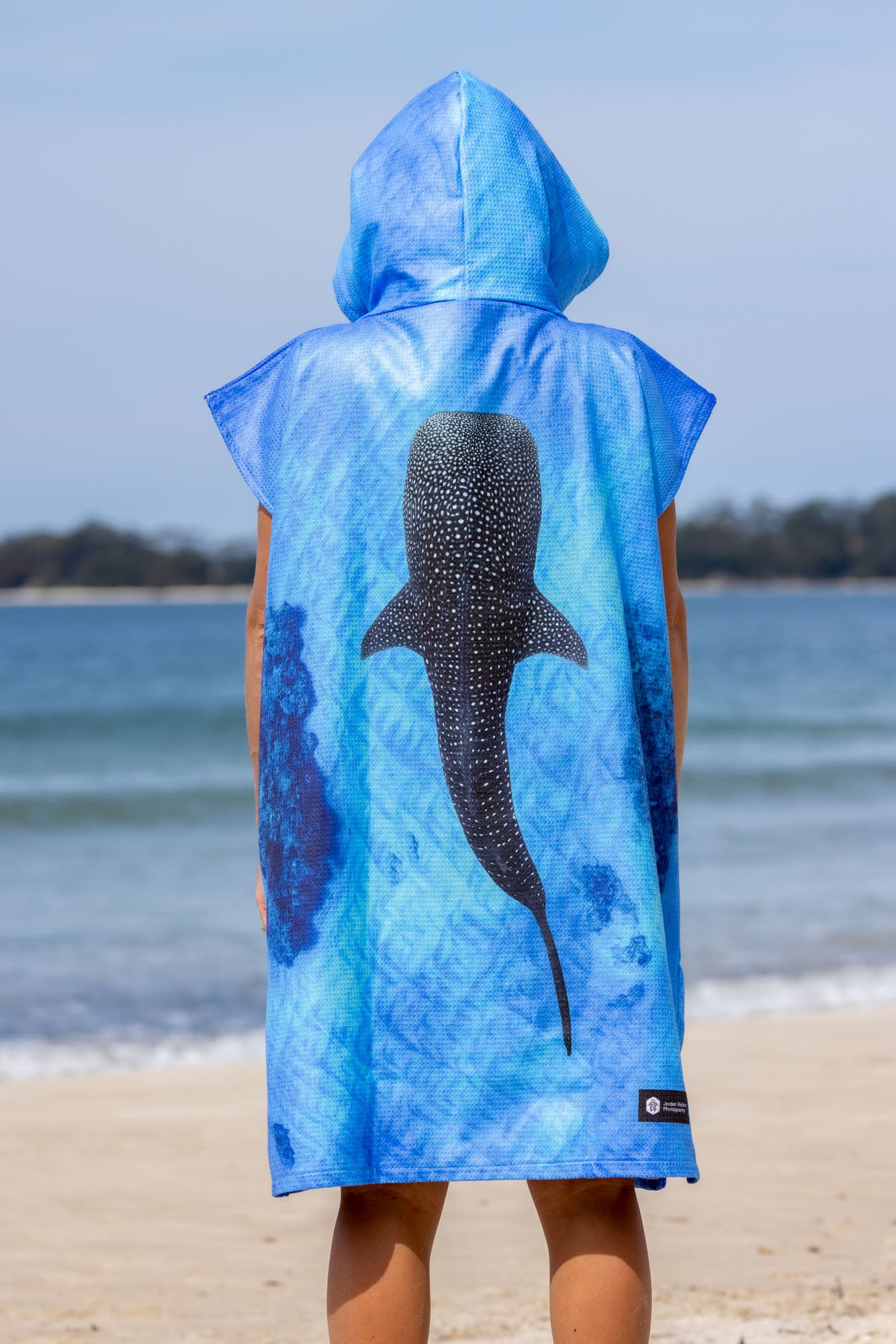 Ningaloo Reef Whale Shark - Adults Hooded Beach Towel