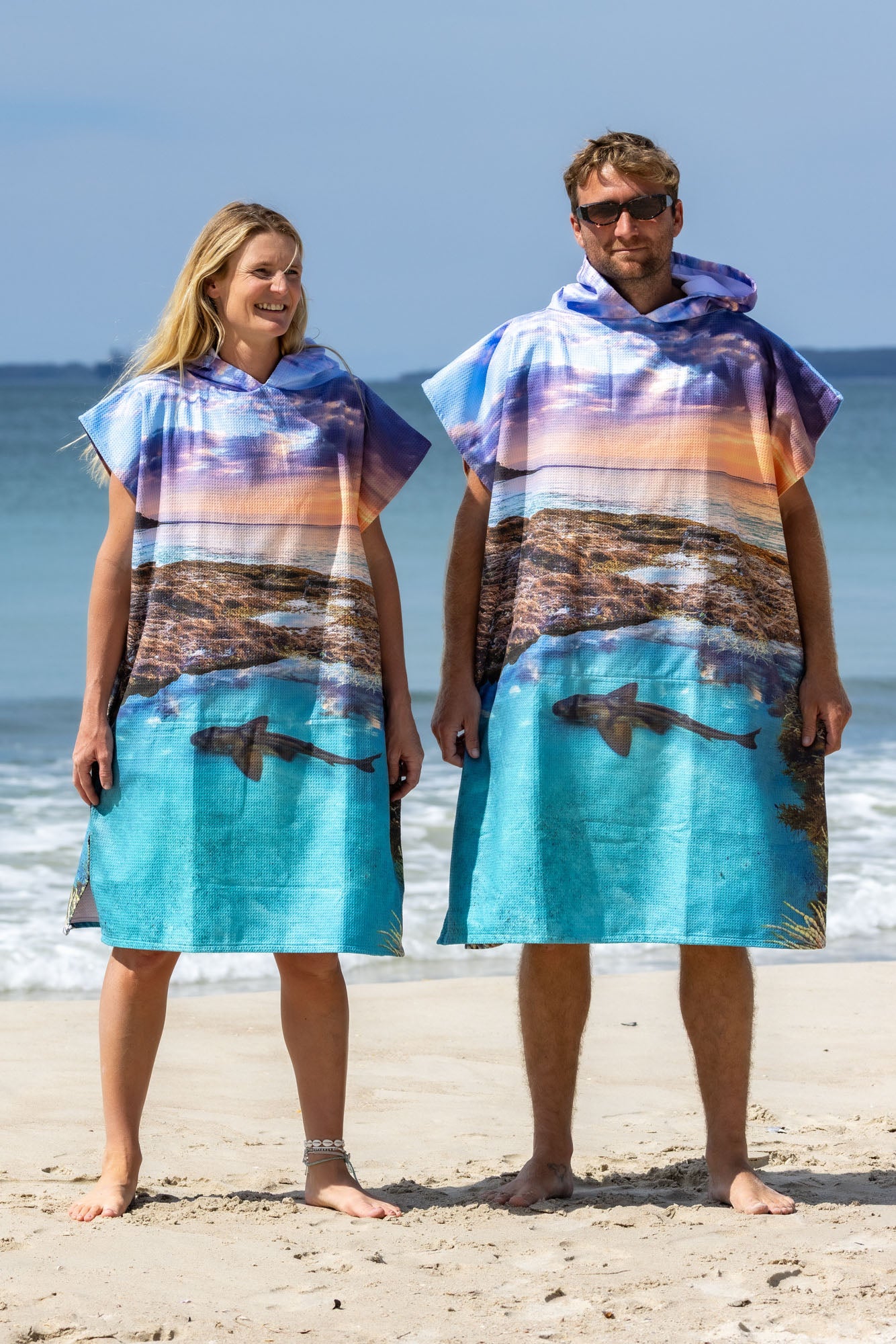 Port Jackson Shark Jervis Bay - Adults Hooded Beach Towel