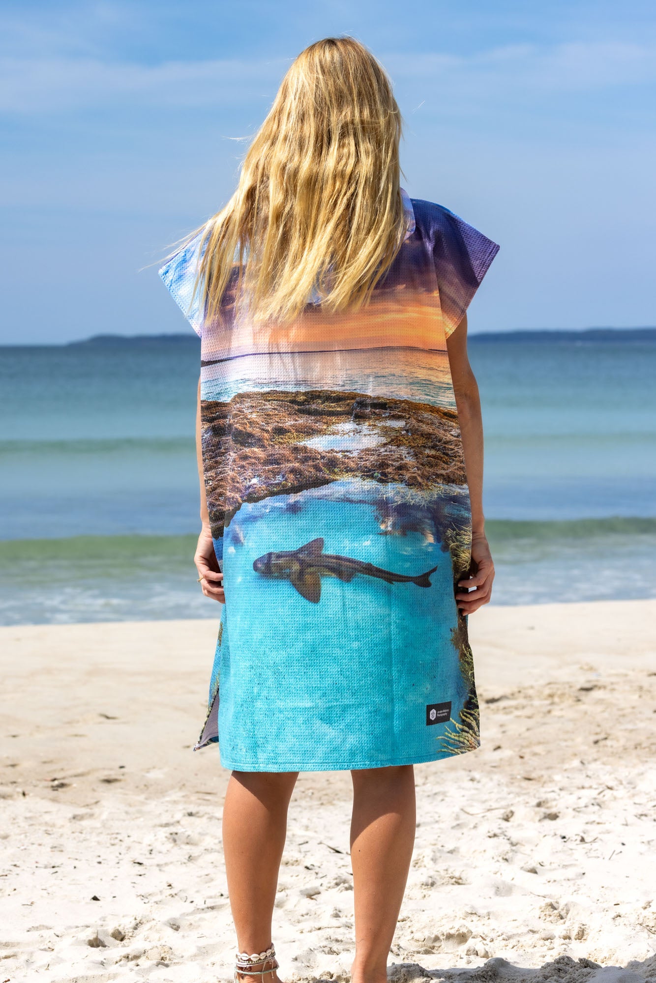 Port Jackson Shark Jervis Bay - Adults Hooded Beach Towel
