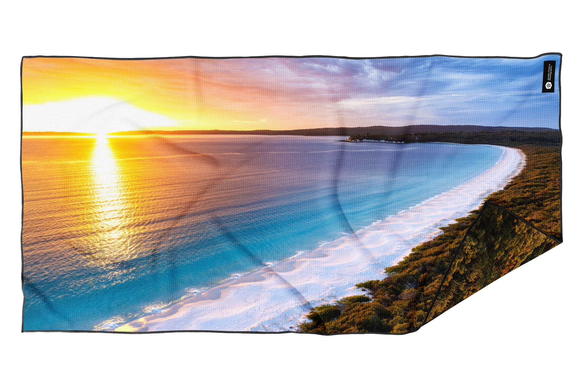 Golden Glow Sunrise Hyams Beach - Beach Towel