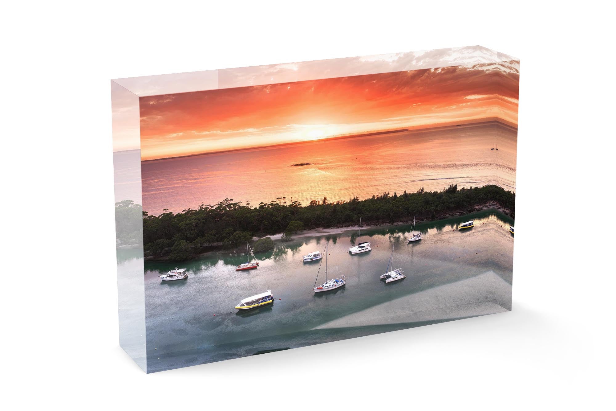 Currambene Creek Boats Sunrise | Jervis Bay