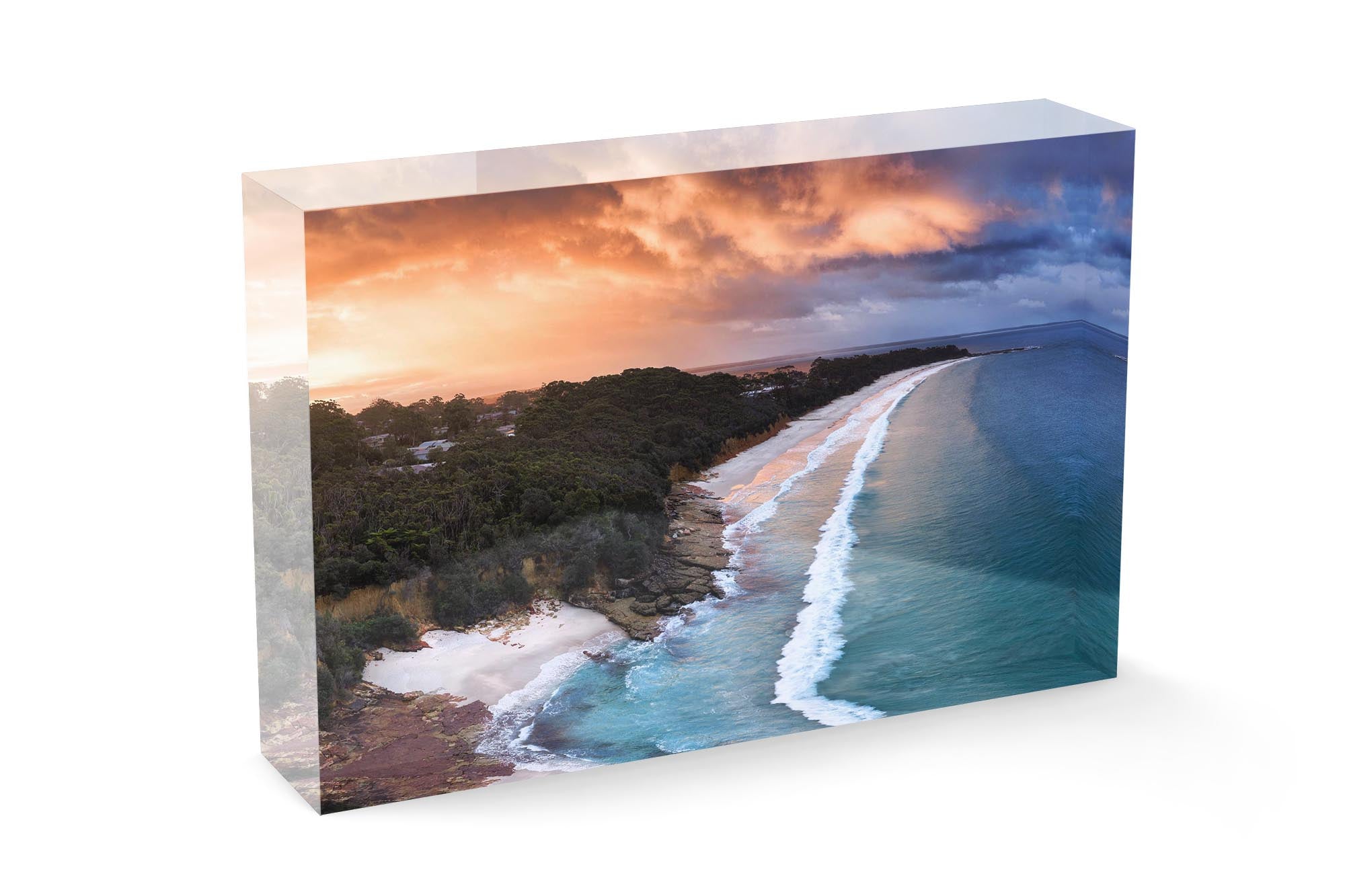 Nelsons Beach Stormy Sunset | Jervis Bay