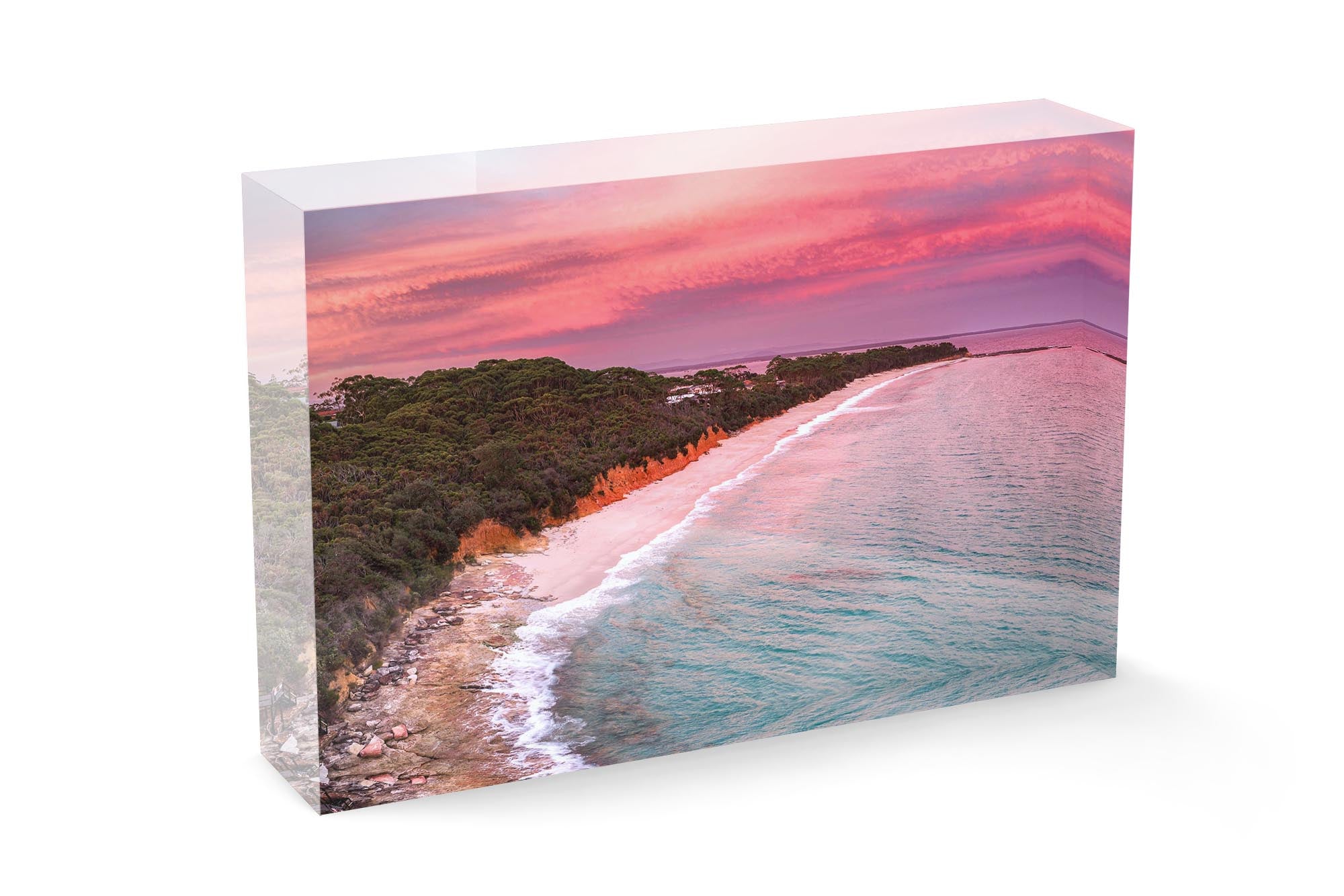 Sunset Pastel Hues Nelsons Beach Jervis Bay