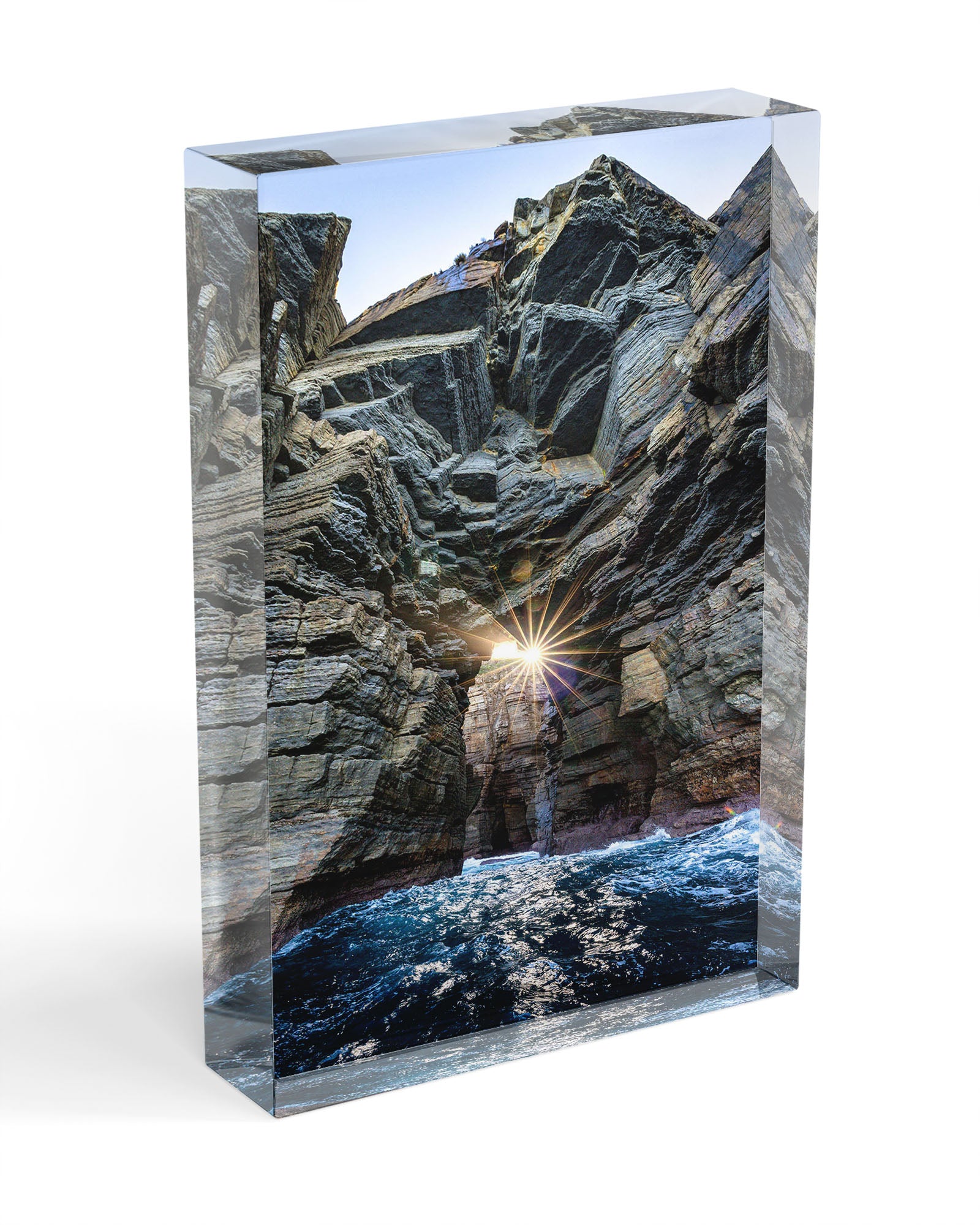 Sea Cave Sun Star Vertical | Jervis Bay