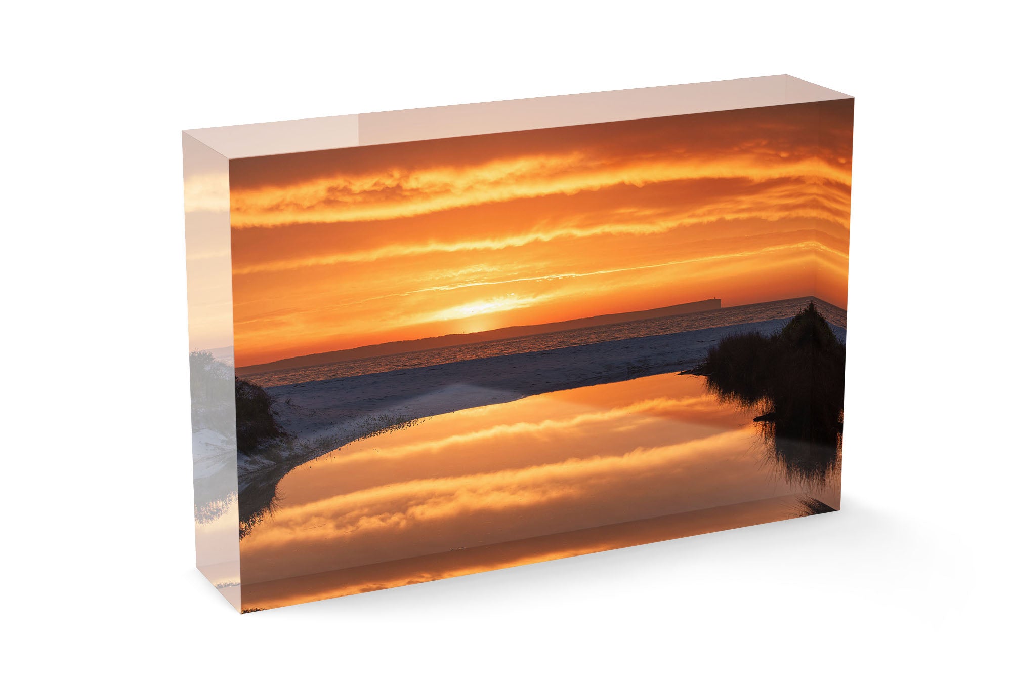 Sunrise Reflections Greenfield Beach Jervis Bay