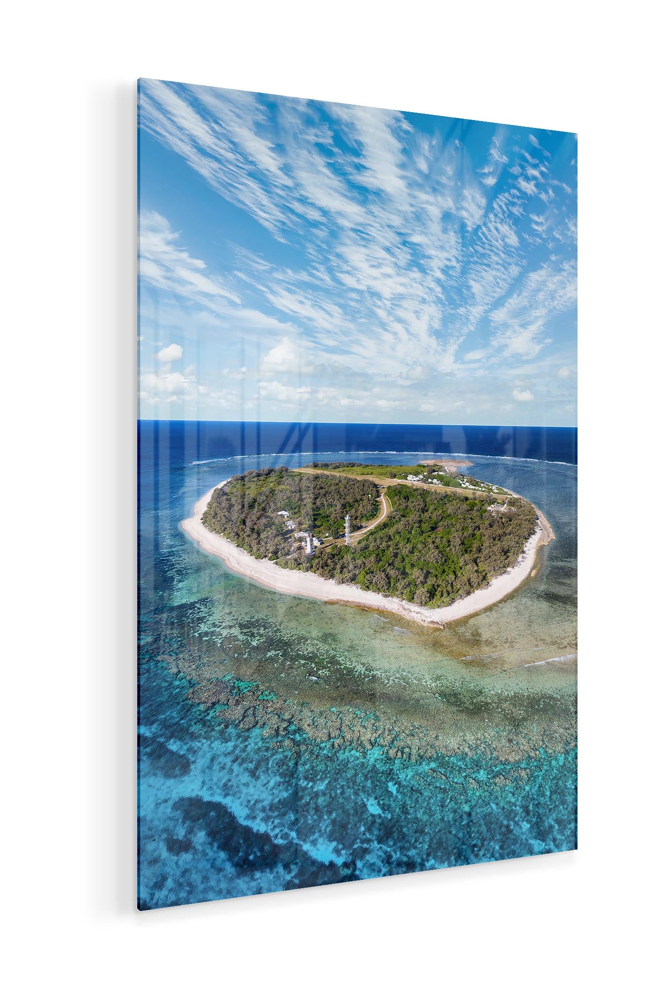 Lady Elliot Island From Above Vertical