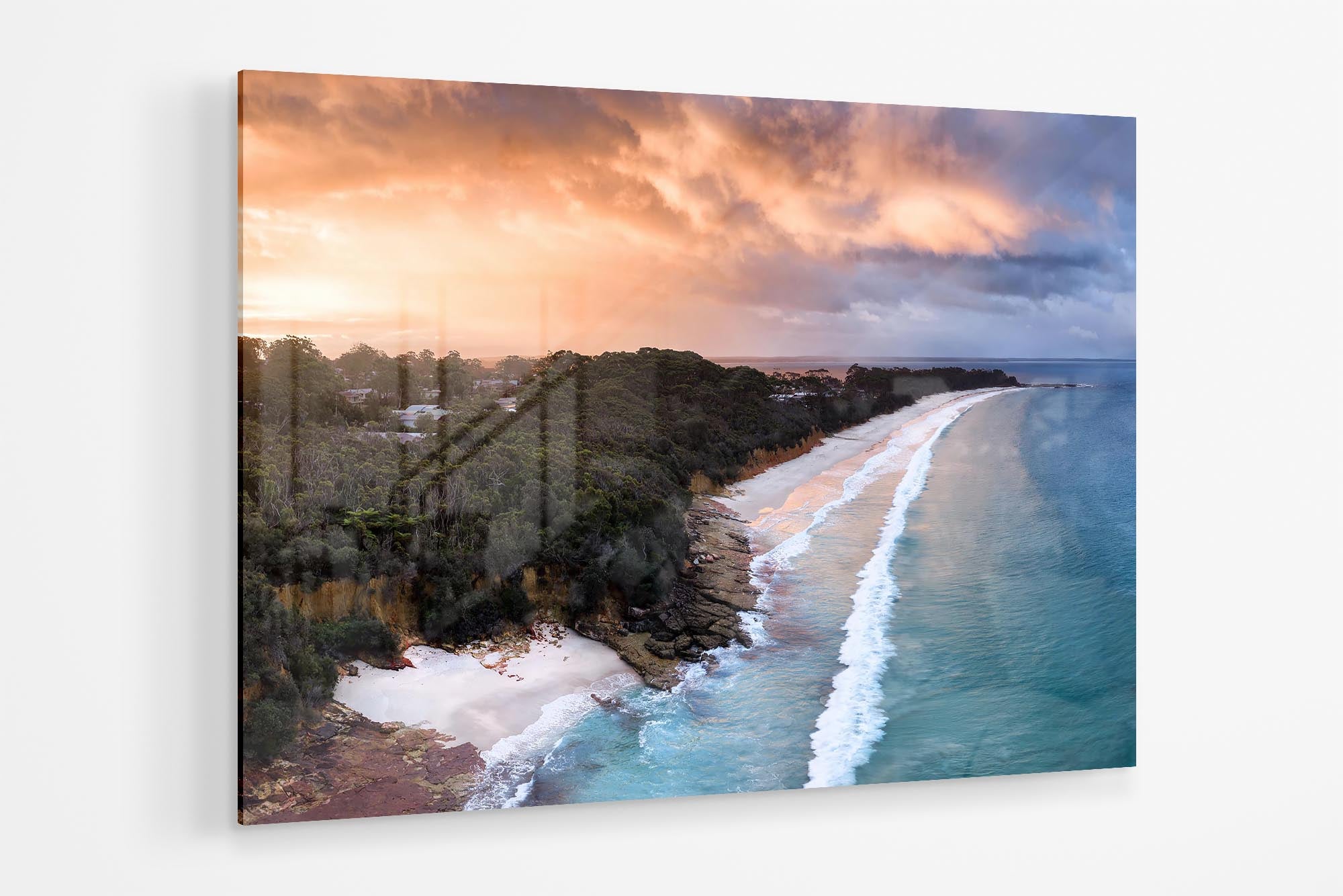 Nelsons Beach Stormy Sunset | Jervis Bay