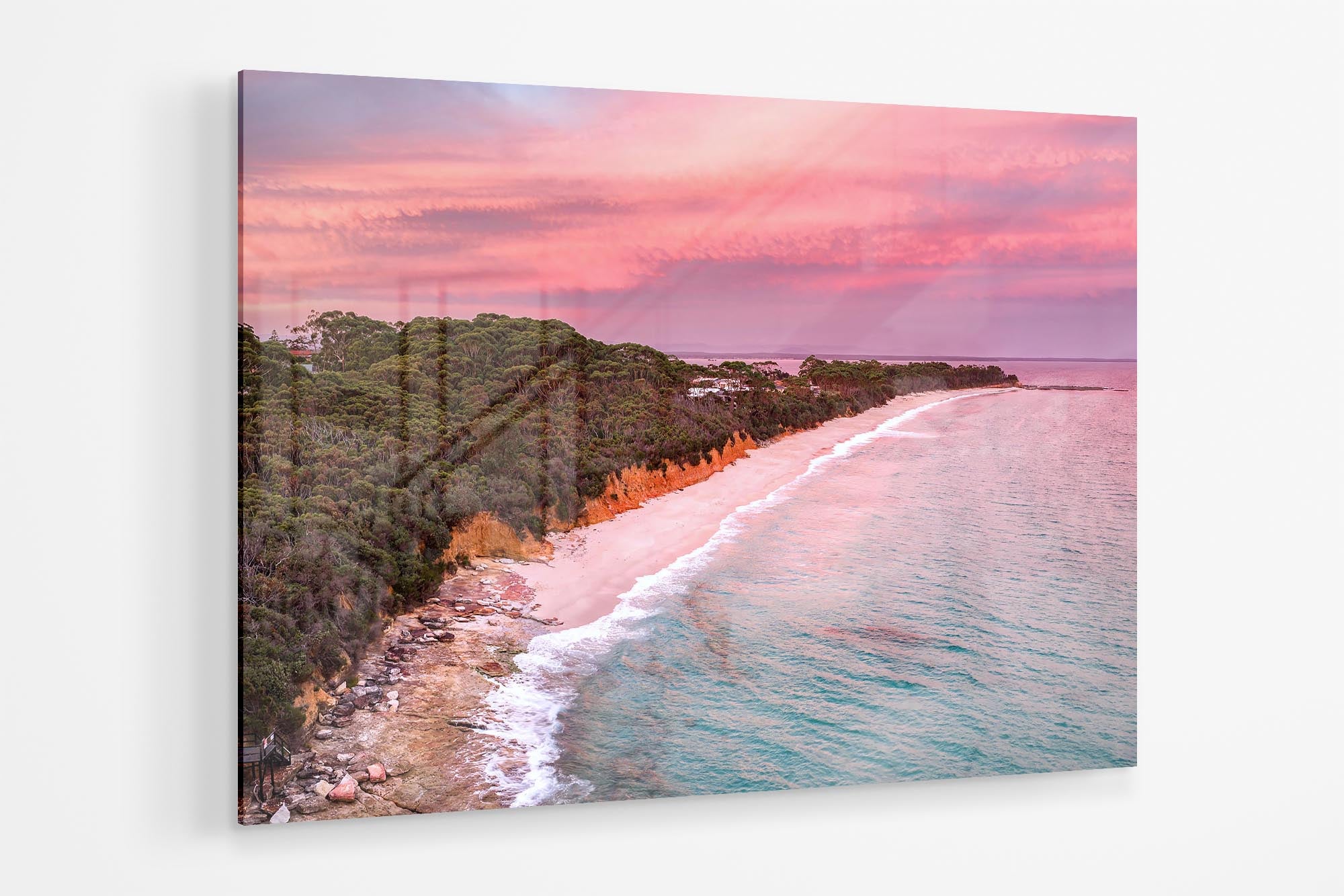 Sunset Pastel Hues Nelsons Beach Jervis Bay