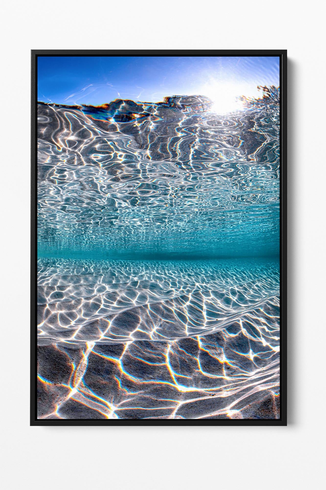 Electric Blue Water | Vertical