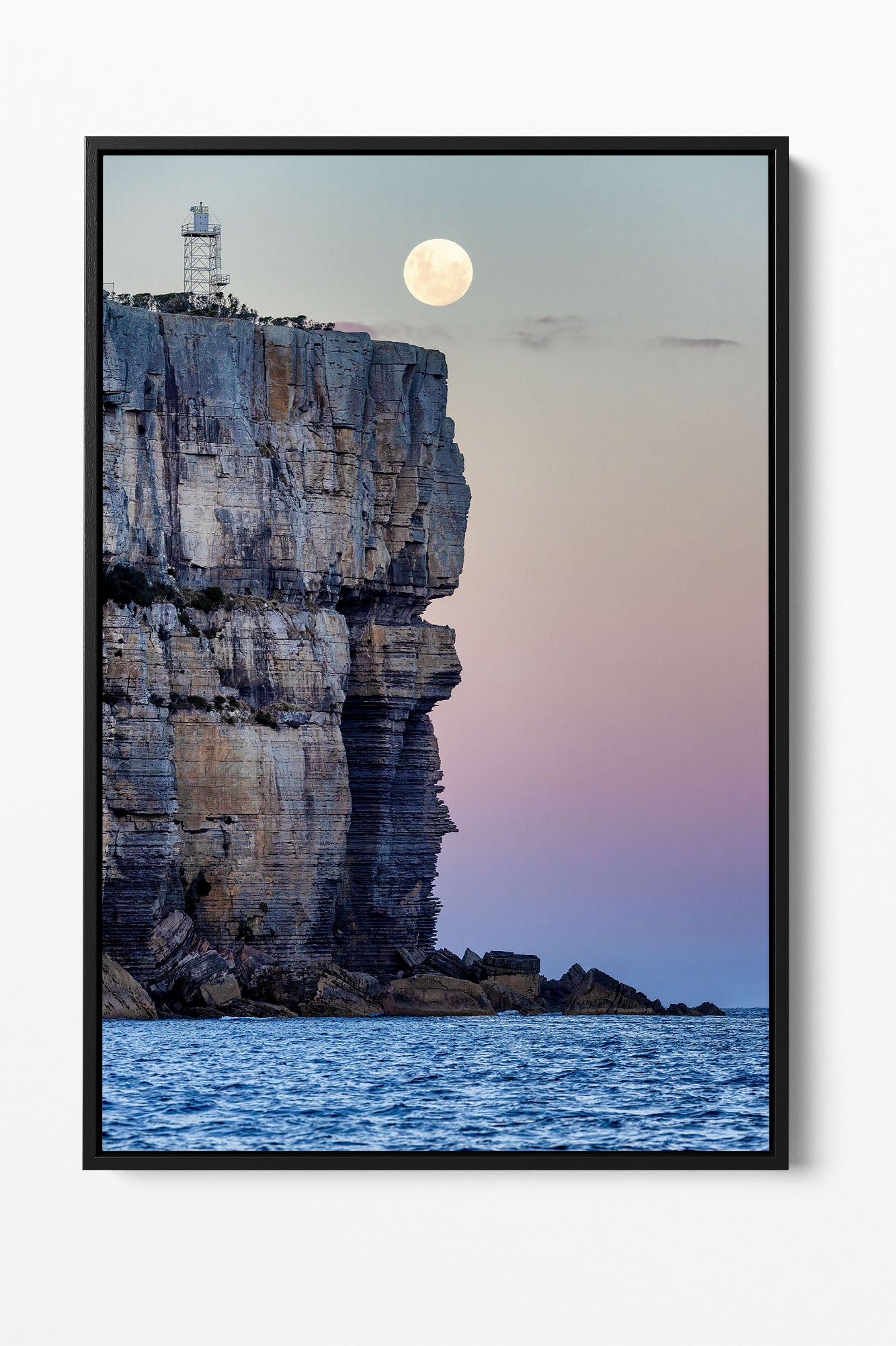 Point Perpendicular Moonrise Vertical | Jervis Bay