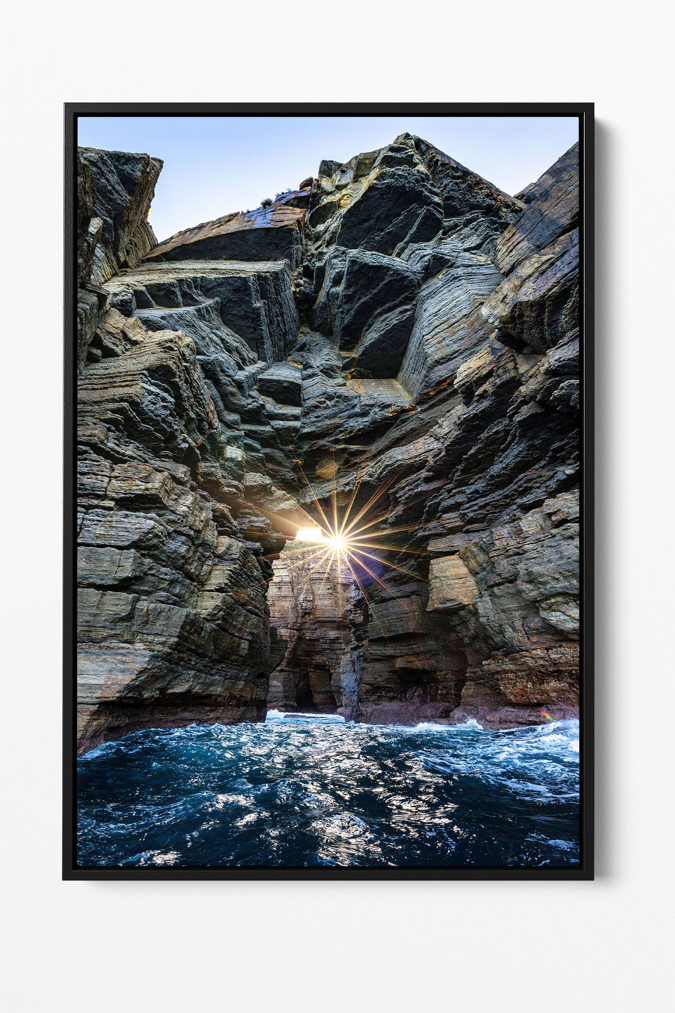 Sea Cave Sun Star Vertical | Jervis Bay