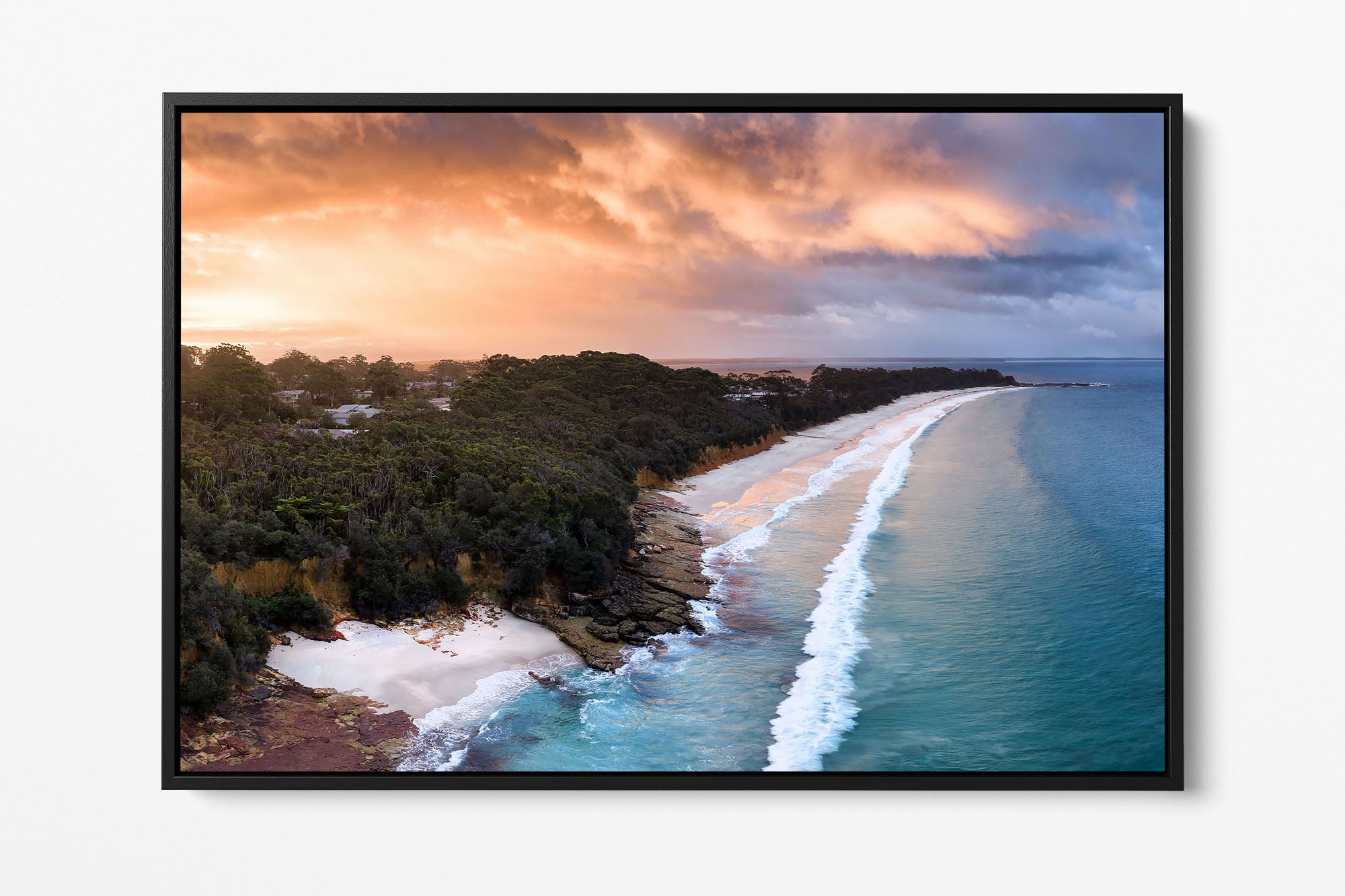 Nelsons Beach Stormy Sunset | Jervis Bay