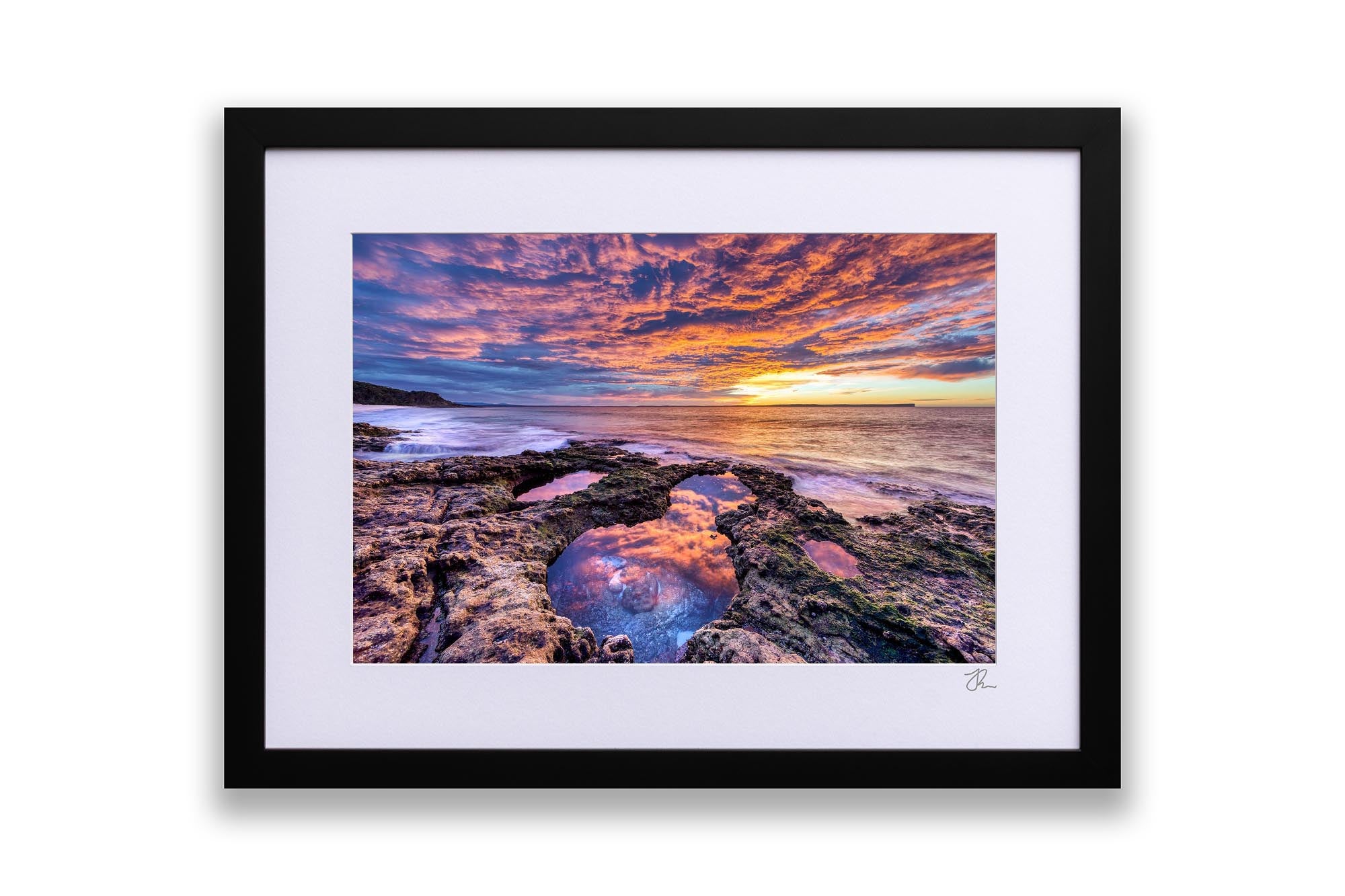 Rock Pool Sunrise Colours | Jervis Bay