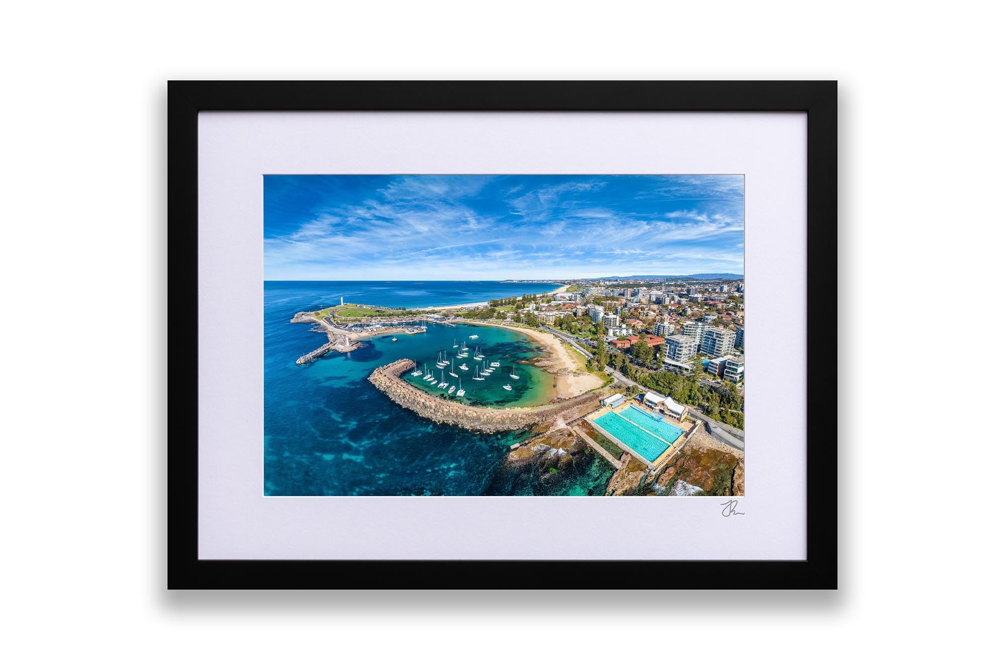 Wollongong Harbour From Above