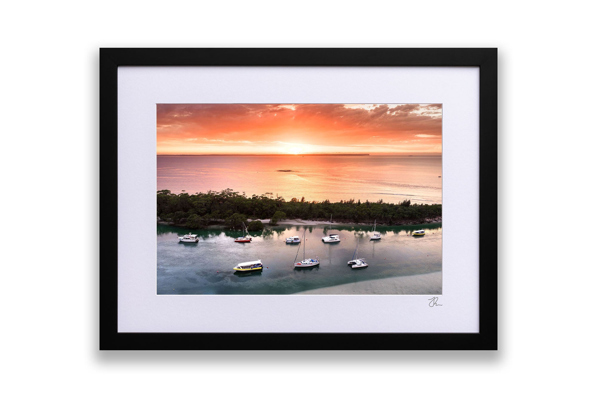 Currambene Creek Boats Sunrise | Jervis Bay