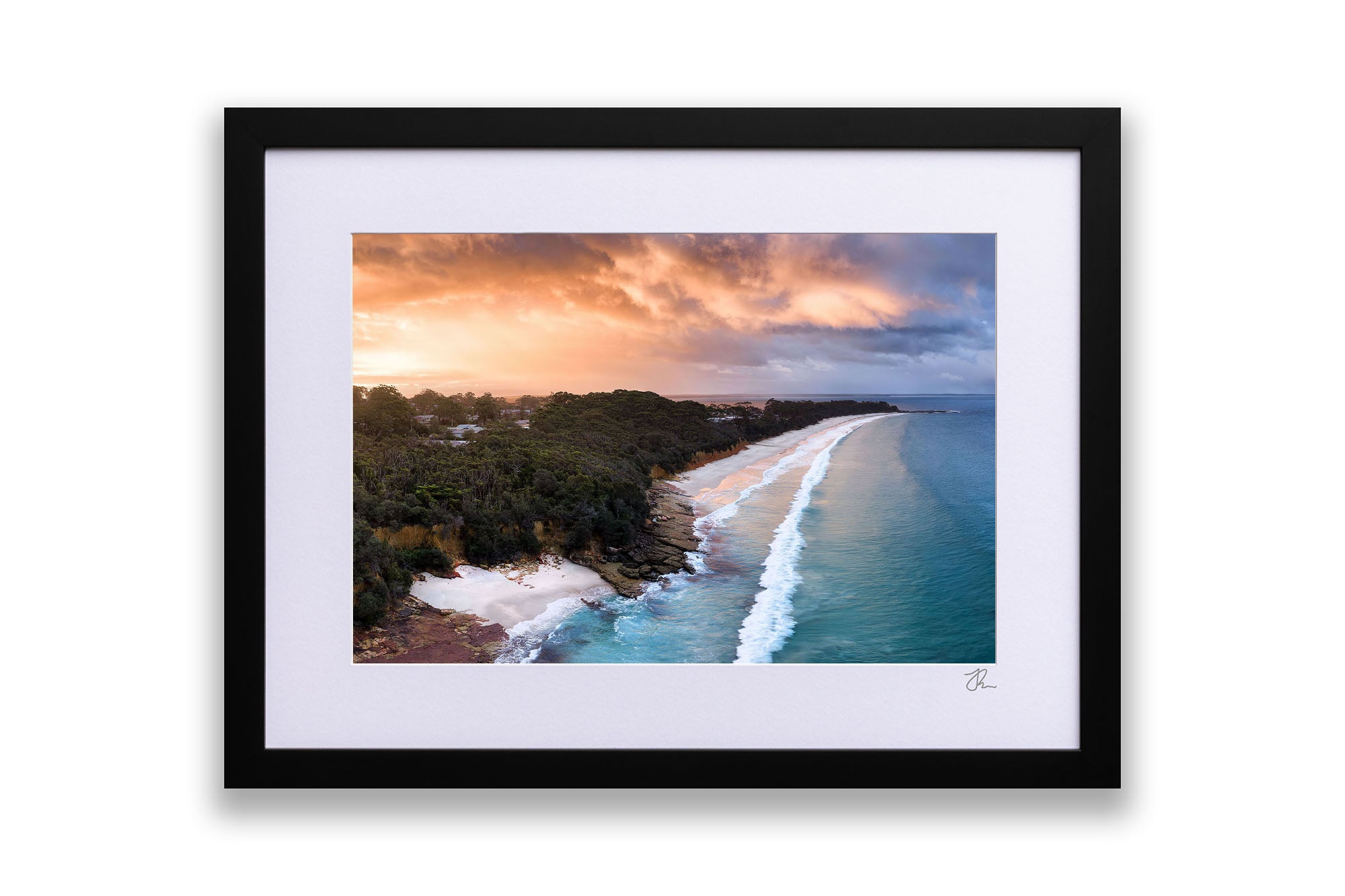 Nelsons Beach Stormy Sunset | Jervis Bay