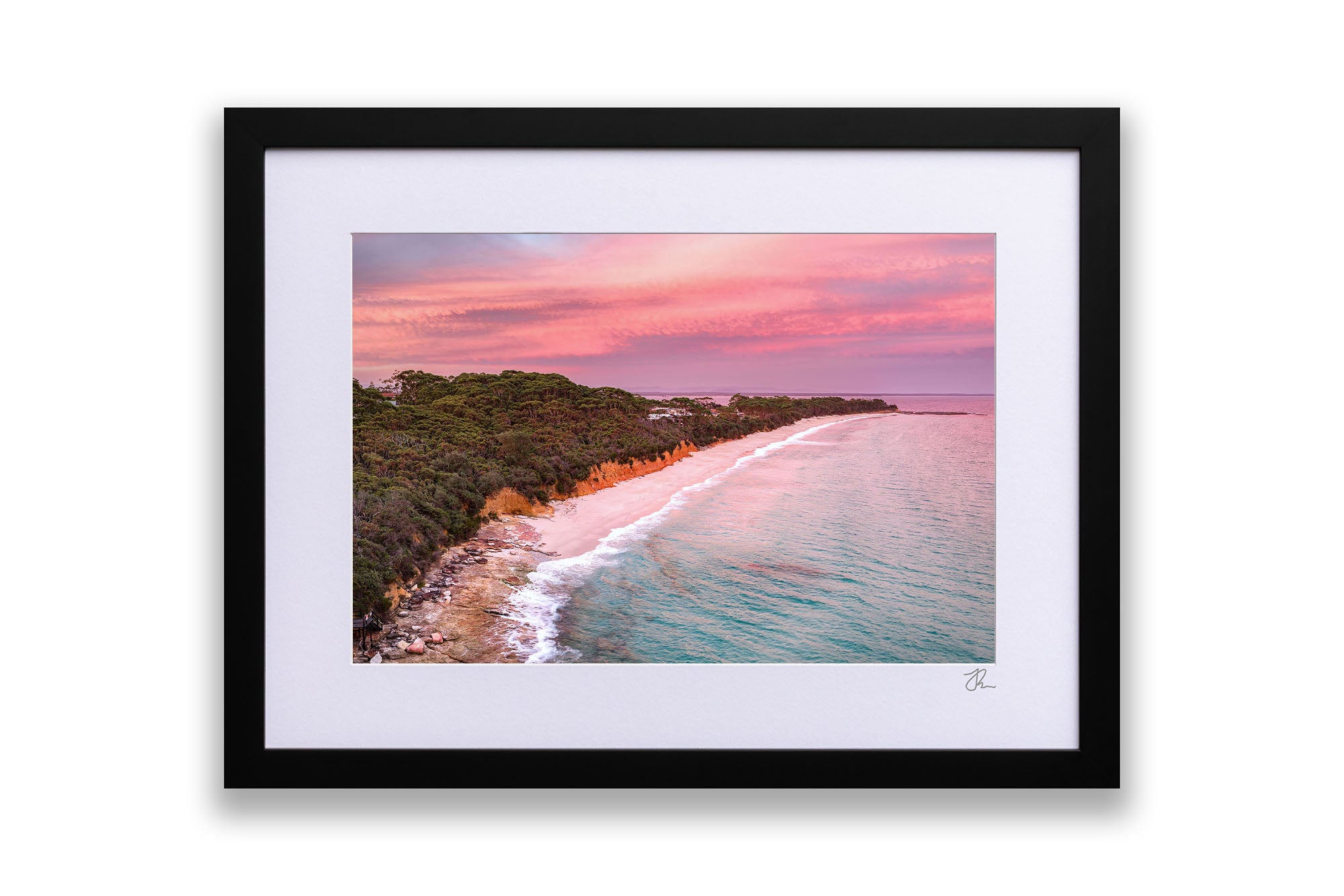 Sunset Pastel Hues Nelsons Beach Jervis Bay