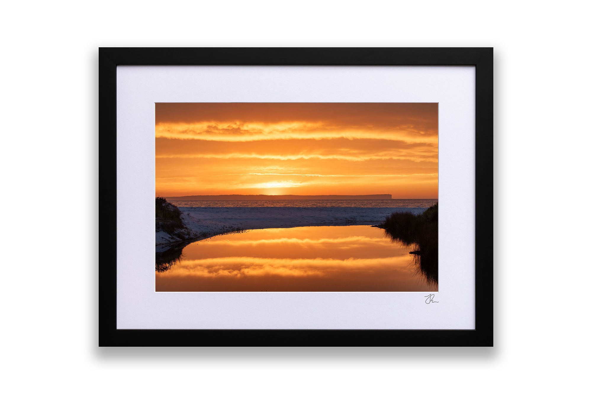 Sunrise Reflections Greenfield Beach Jervis Bay