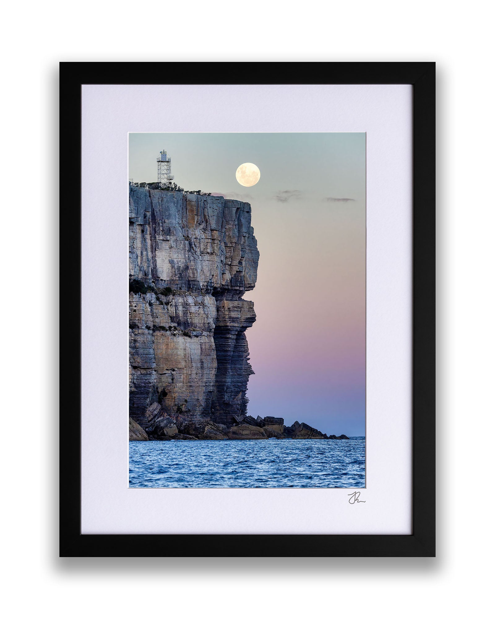 Point Perpendicular Moonrise Vertical | Jervis Bay