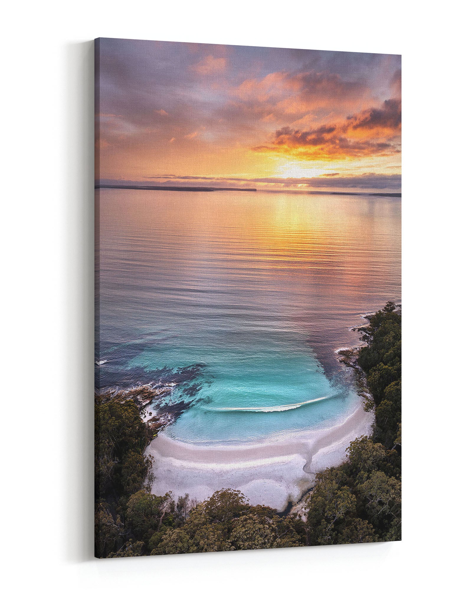 Golden Glow Blenheim Beach | Vertical