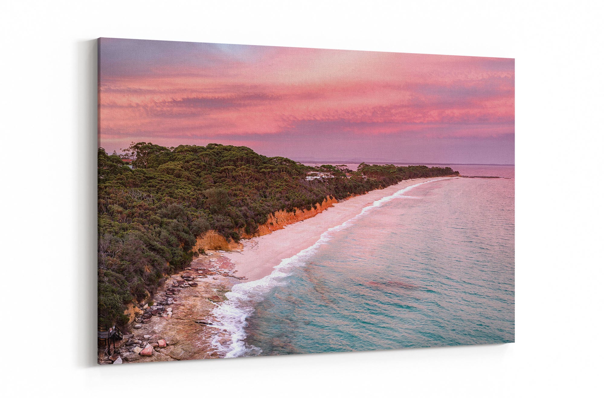 Sunset Pastel Hues Nelsons Beach Jervis Bay