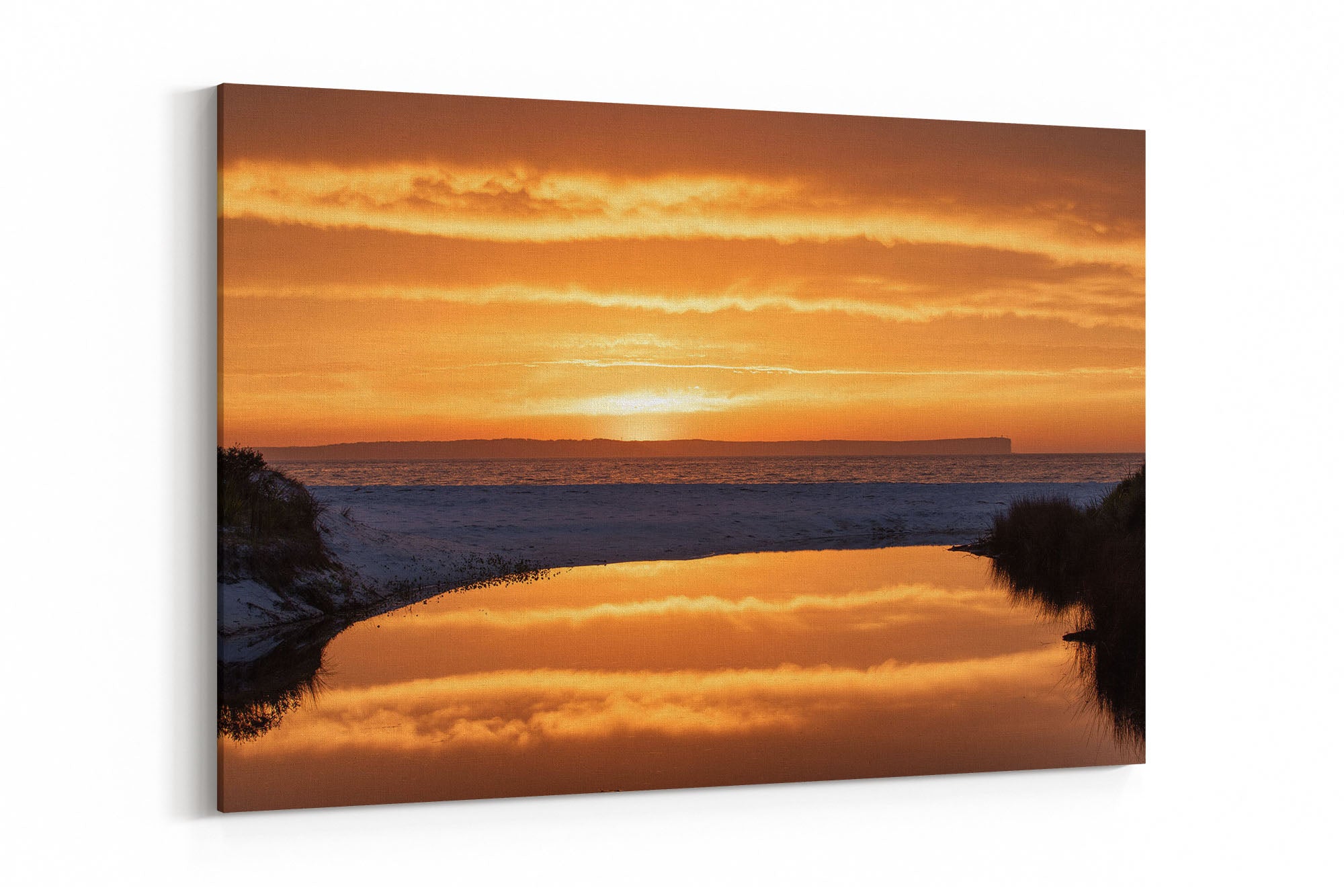 Sunrise Reflections Greenfield Beach Jervis Bay