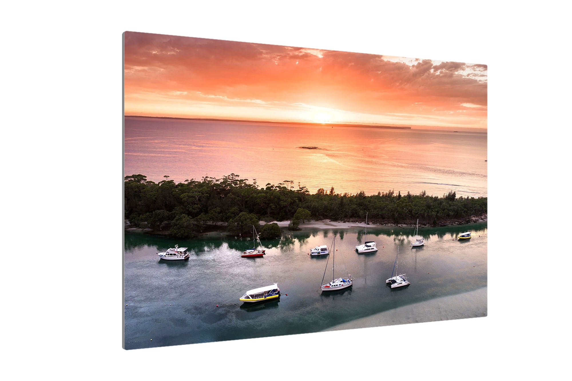 Currambene Creek Boats Sunrise | Jervis Bay