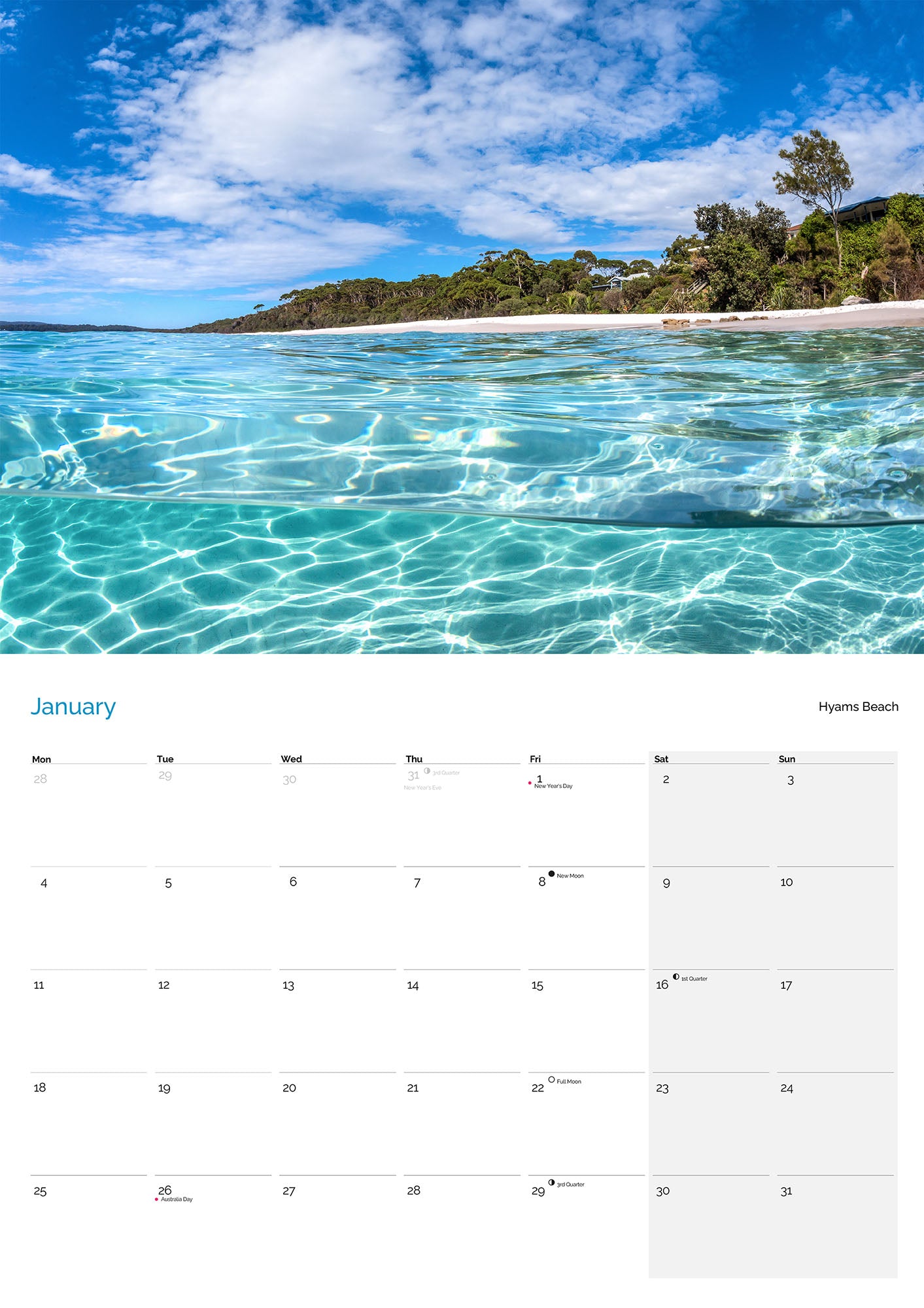 2027 Jervis Bay Calendar
