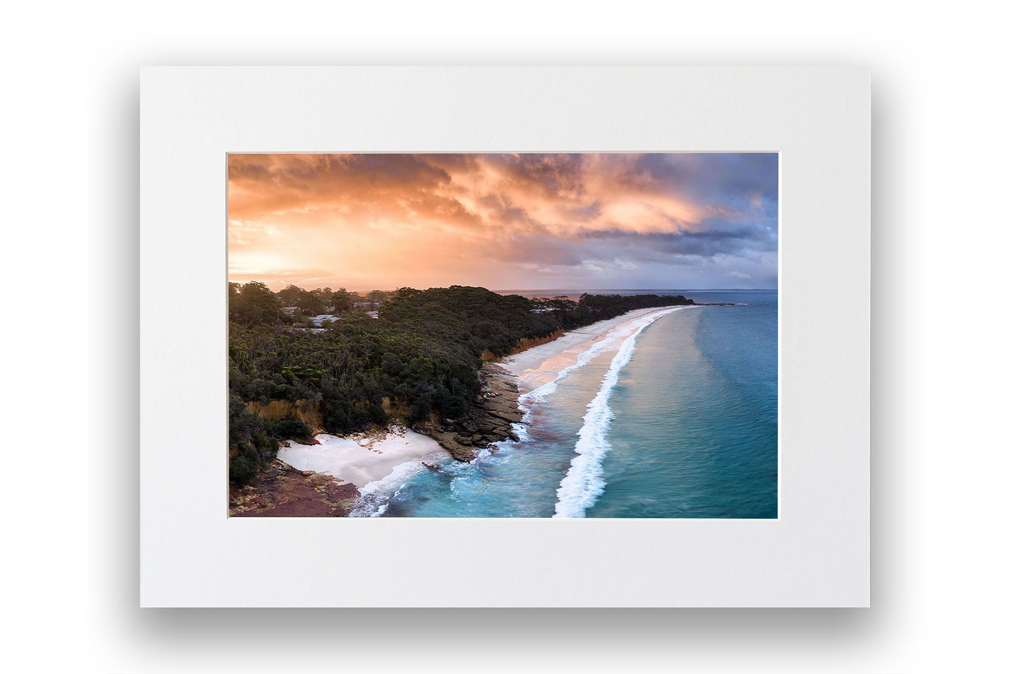 Nelsons Beach Stormy Sunset | Jervis Bay
