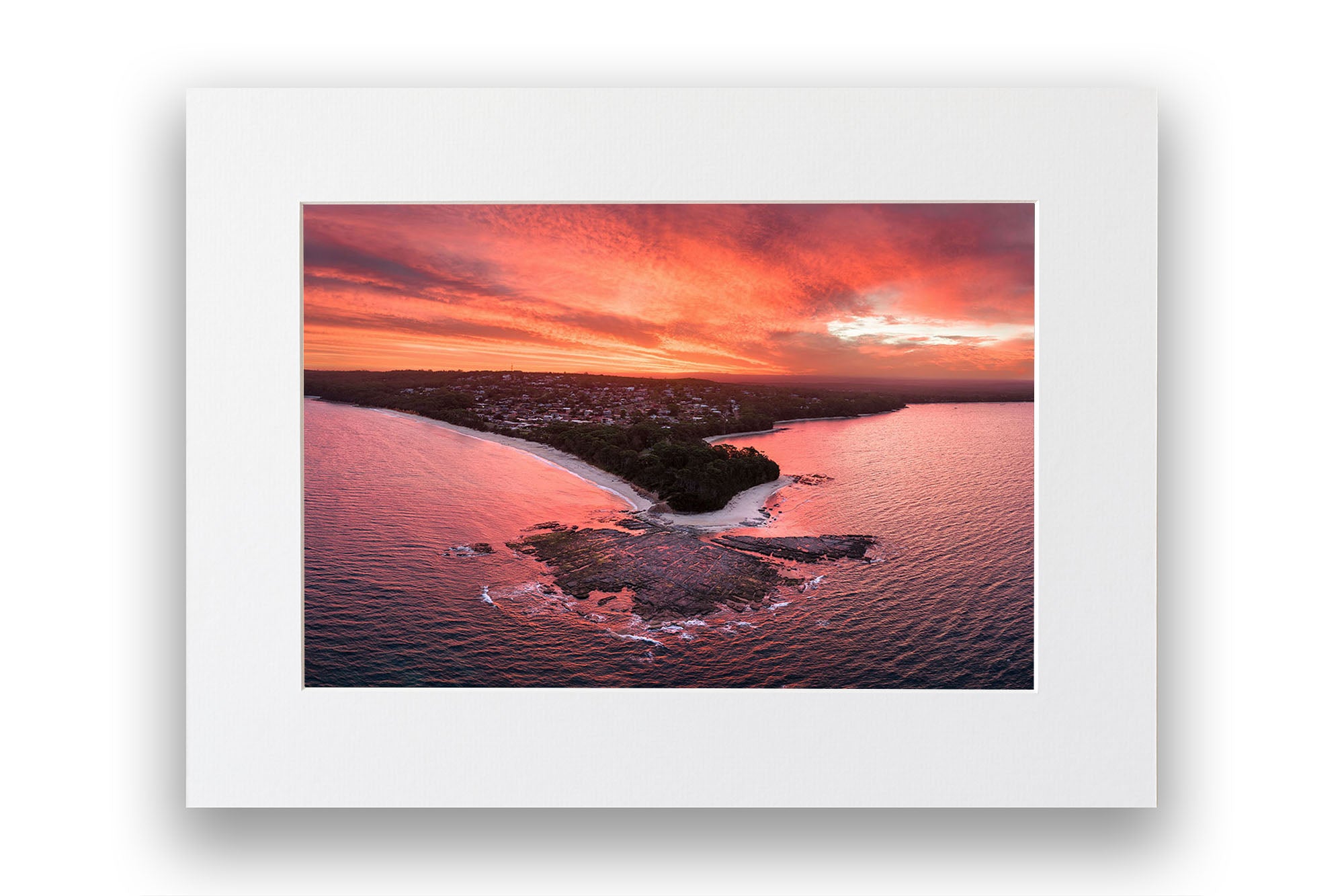 Plantation Point Fiery Sunset | Jervis Bay