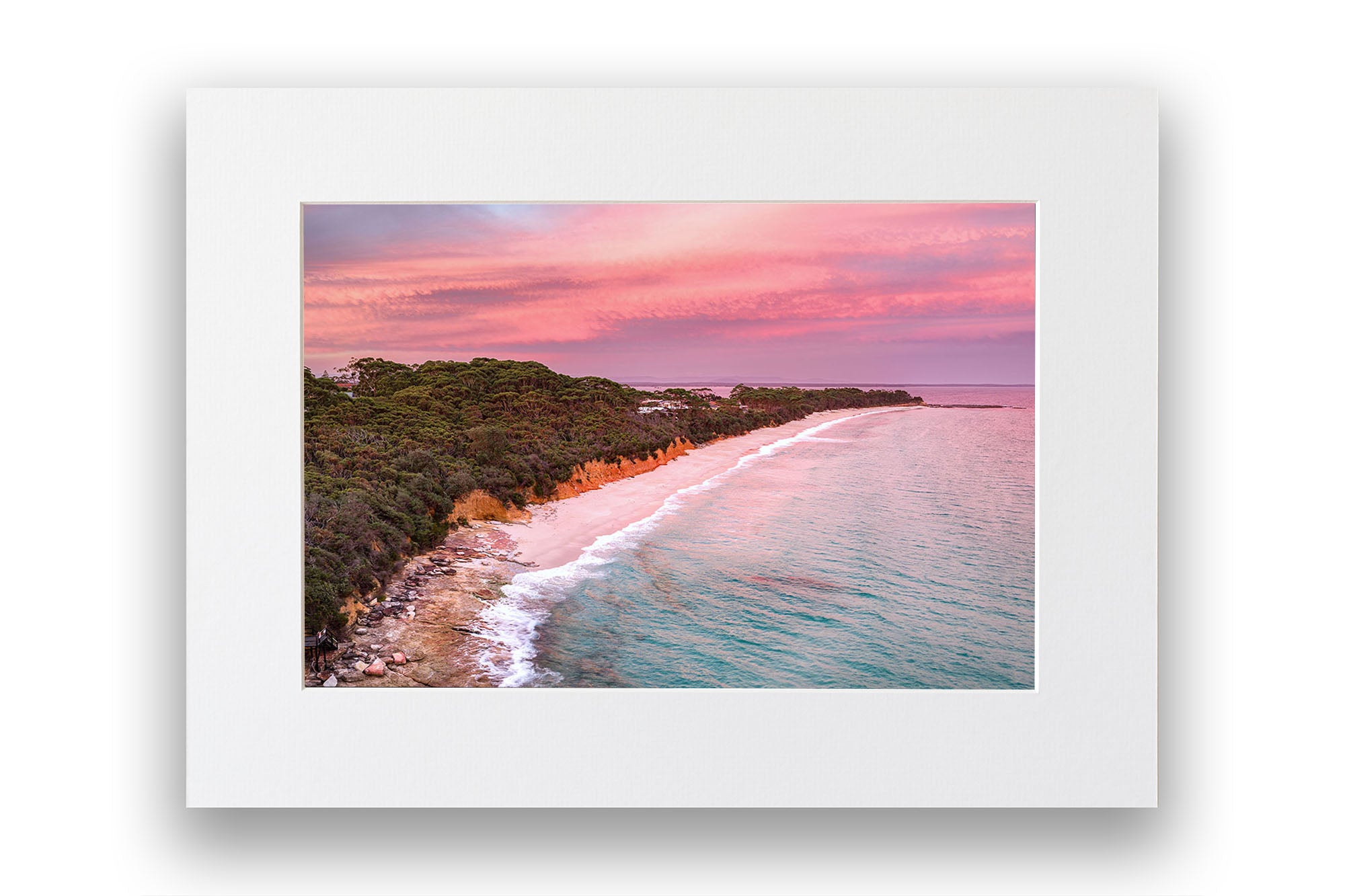 Sunset Pastel Hues Nelsons Beach Jervis Bay