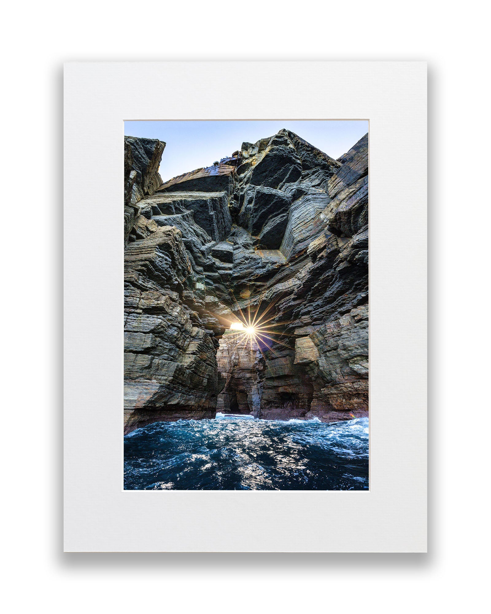 Sea Cave Sun Star Vertical | Jervis Bay