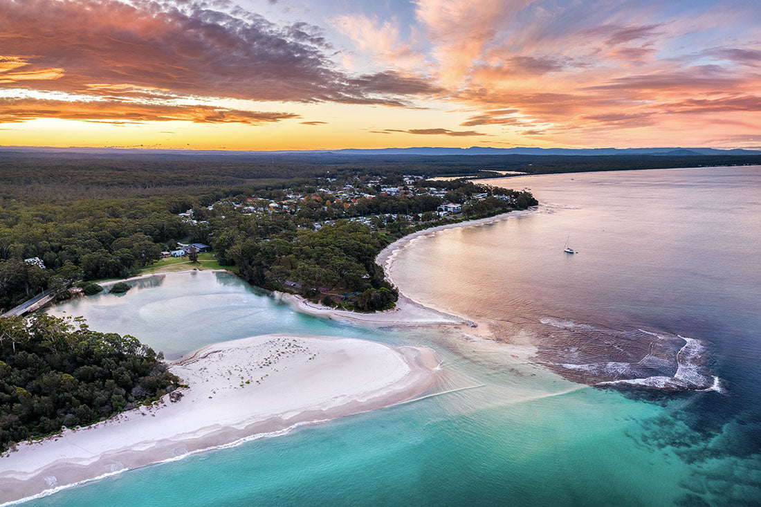 Moona Moona Creek Sunset Photo Print | Jervis Bay Ocean Artworks ...
