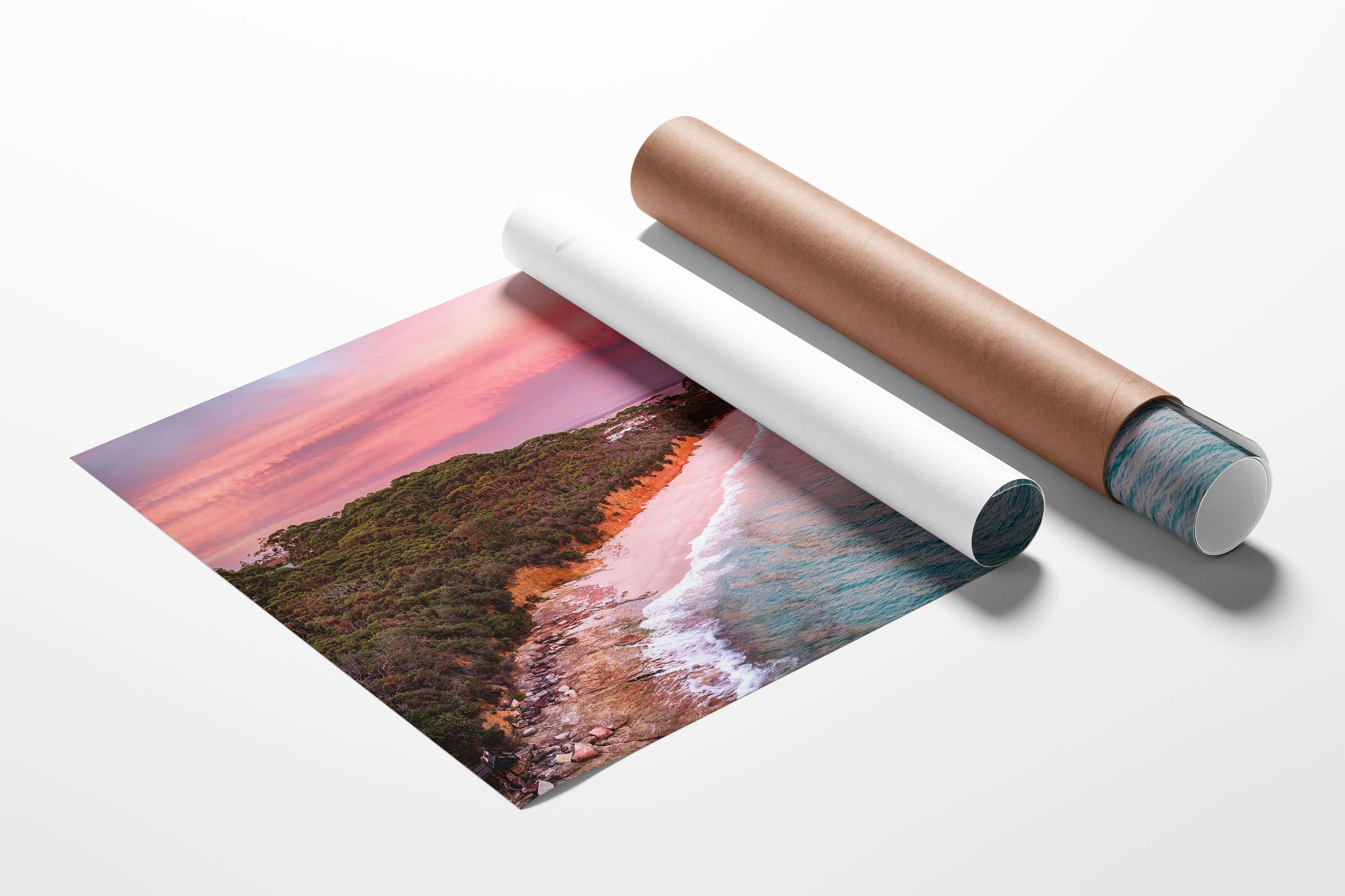 Sunset Pastel Hues Nelsons Beach Jervis Bay