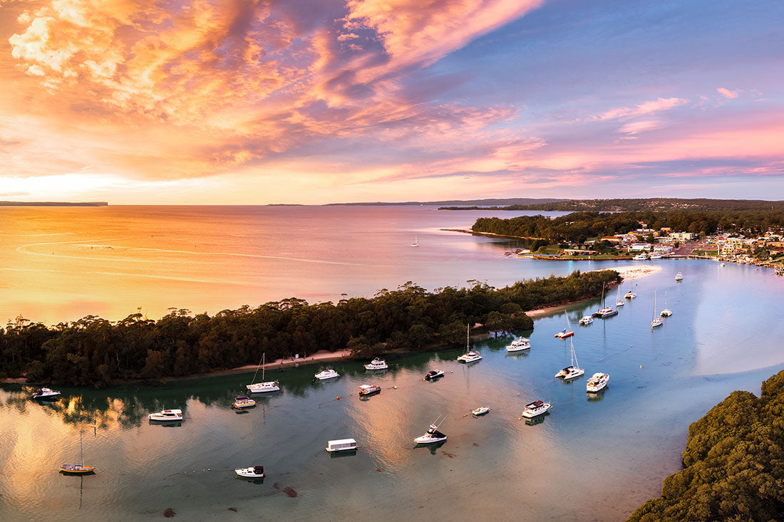Sunrise Over the Creek and Bay | Jervis Bay