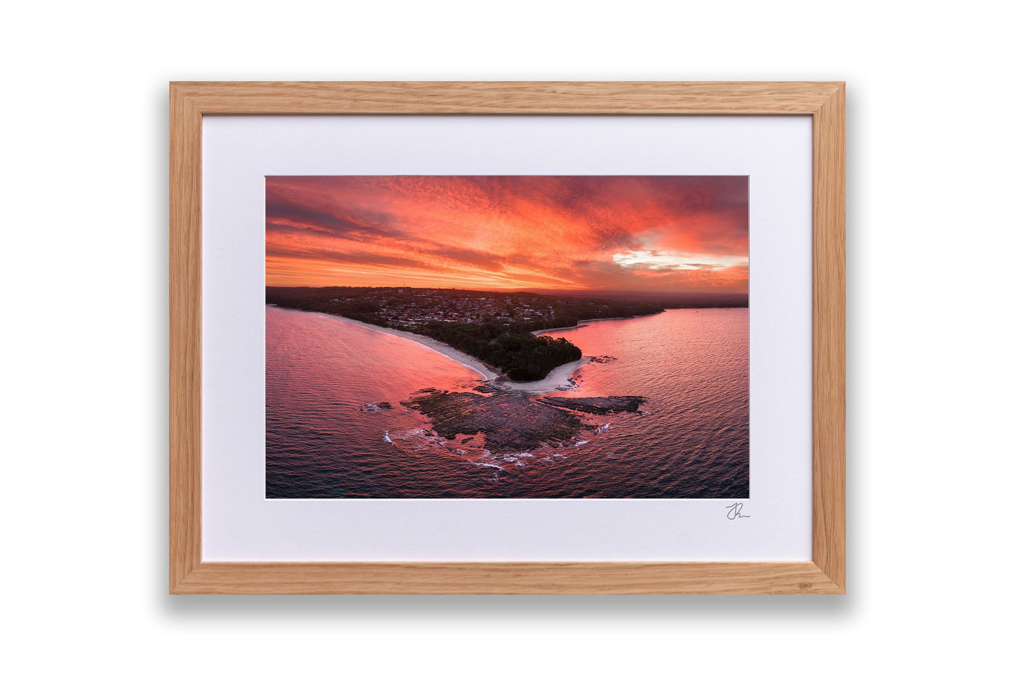 Plantation Point Fiery Sunset | Jervis Bay