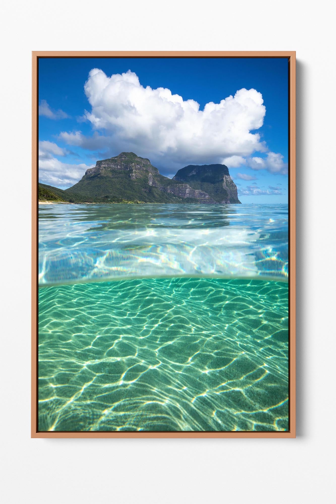 Over Under Lord Howe Island | Vertical
