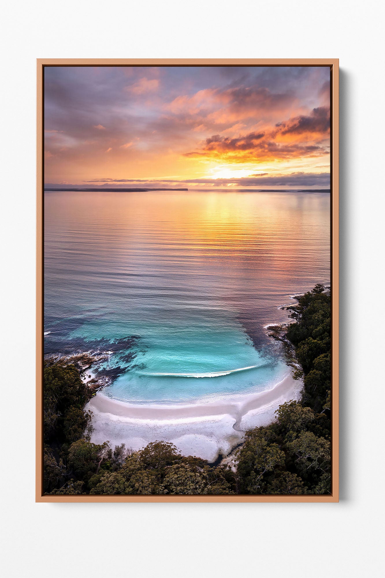 Golden Glow Blenheim Beach | Vertical