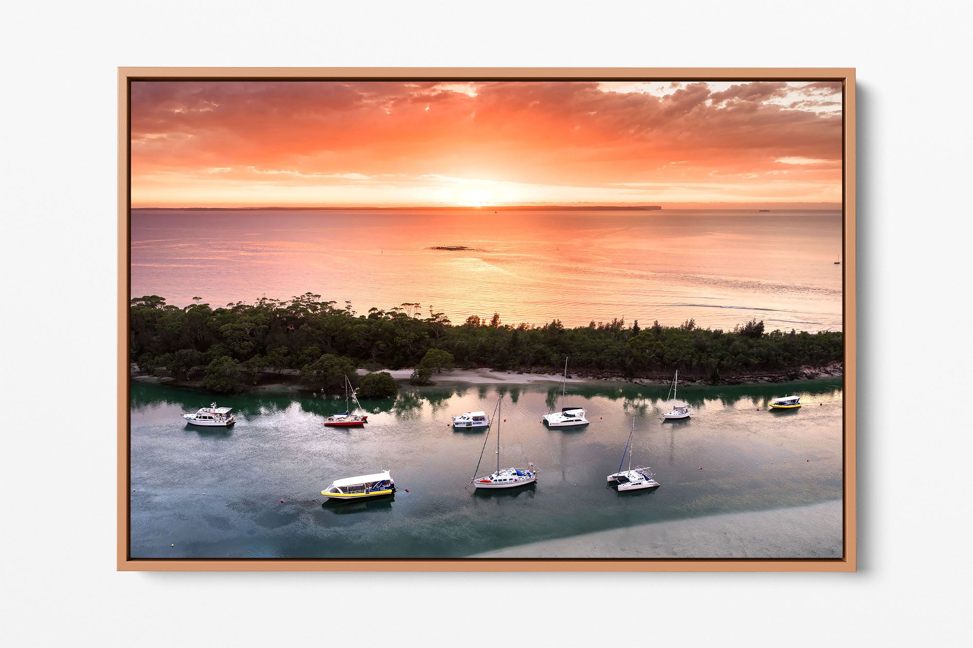 Currambene Creek Boats Sunrise | Jervis Bay