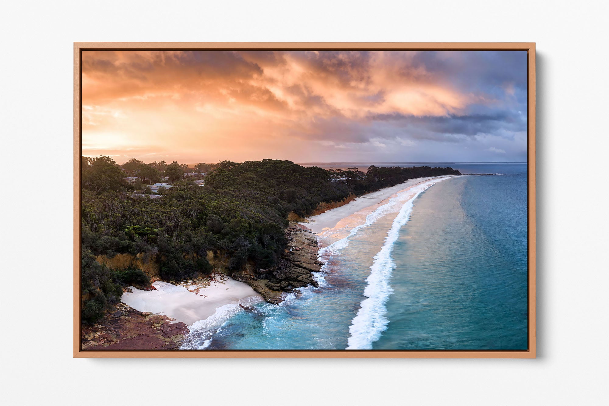 Nelsons Beach Stormy Sunset | Jervis Bay