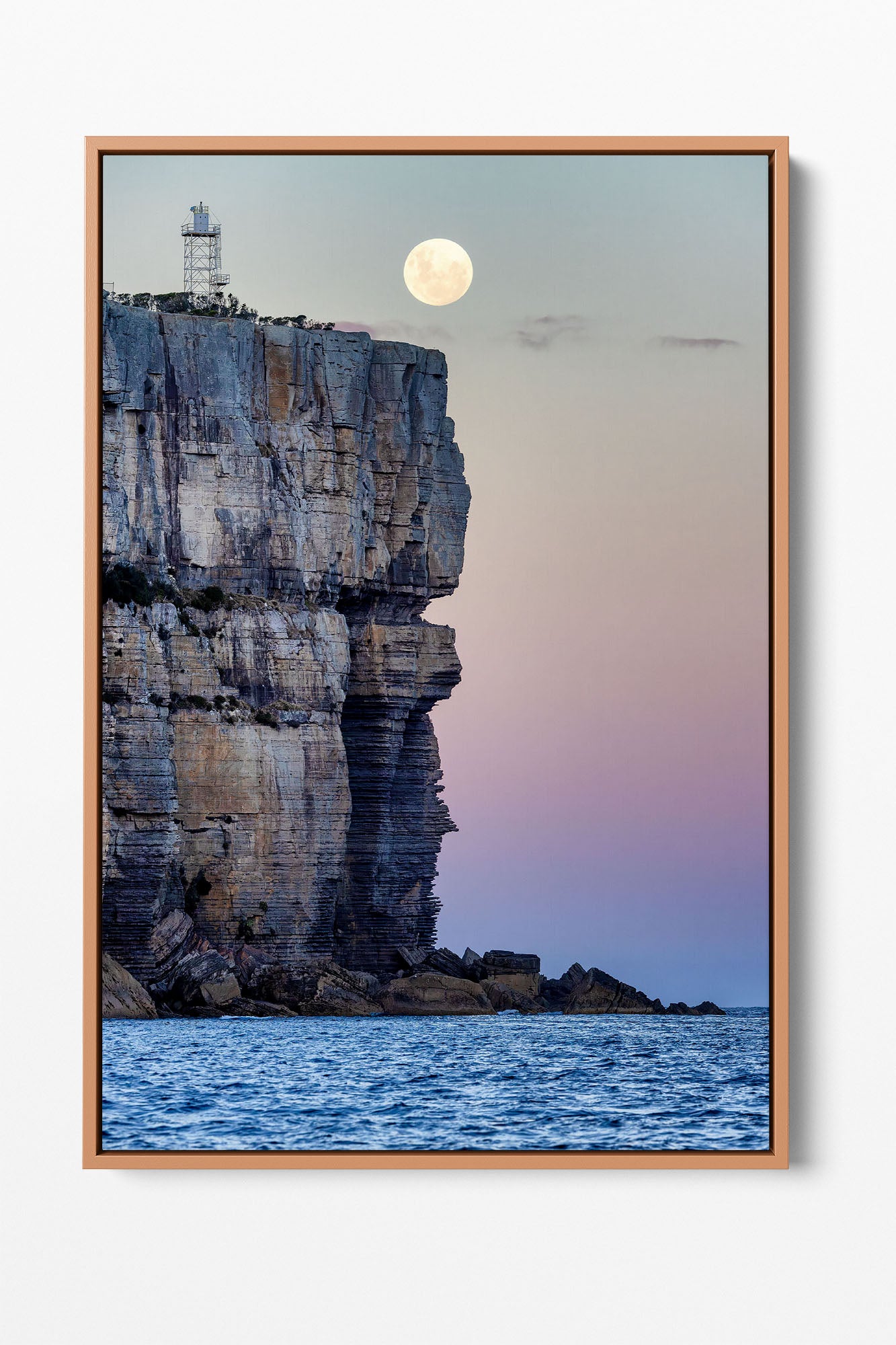 Point Perpendicular Moonrise Vertical | Jervis Bay