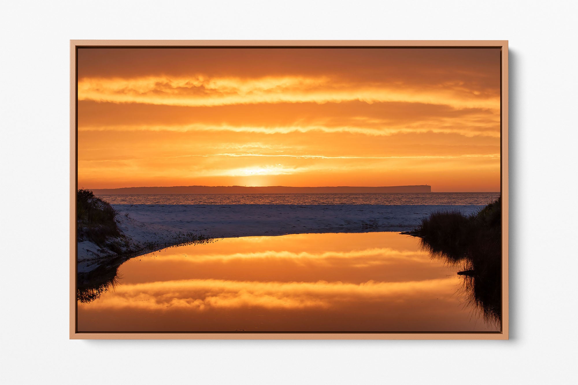 Sunrise Reflections Greenfield Beach Jervis Bay