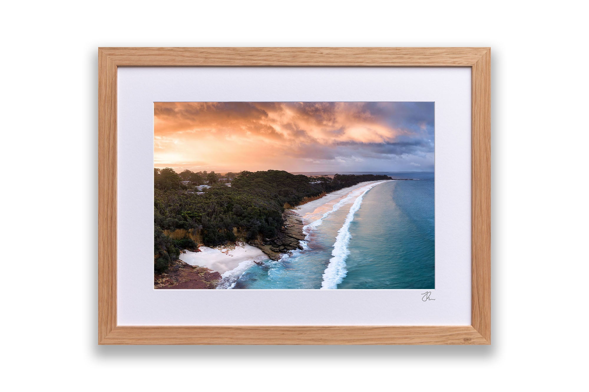 Nelsons Beach Stormy Sunset | Jervis Bay