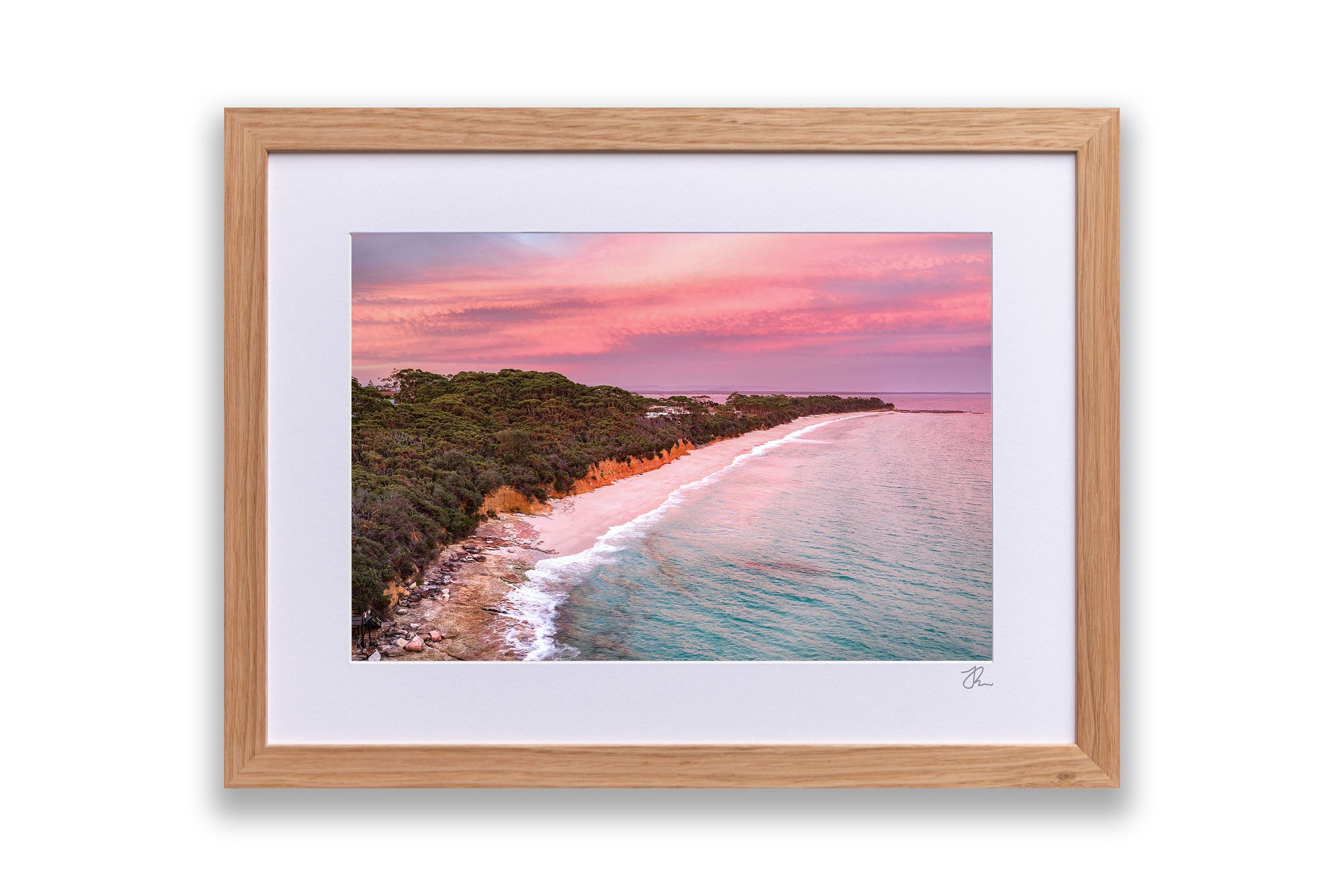 Sunset Pastel Hues Nelsons Beach Jervis Bay
