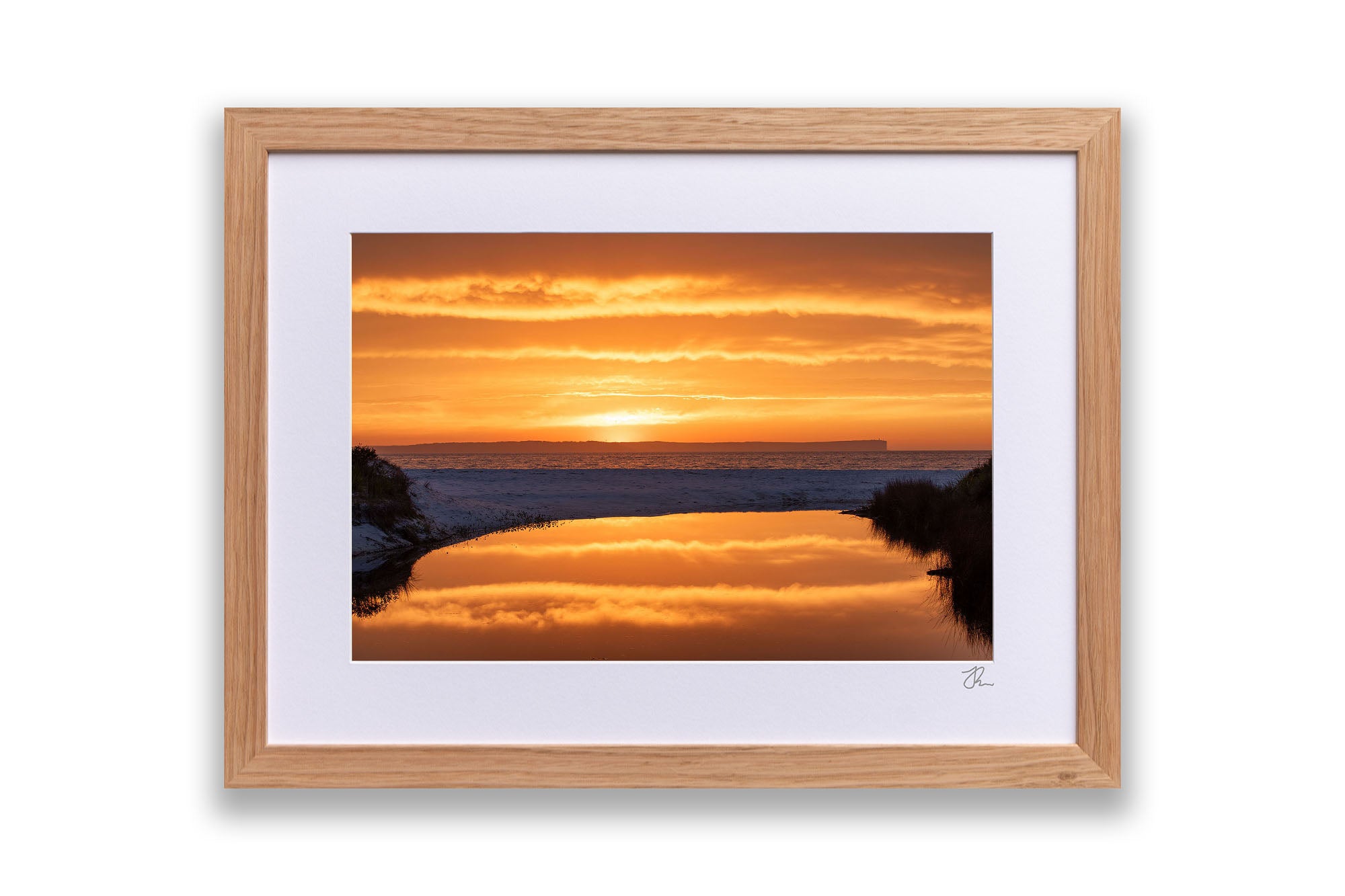 Sunrise Reflections Greenfield Beach Jervis Bay