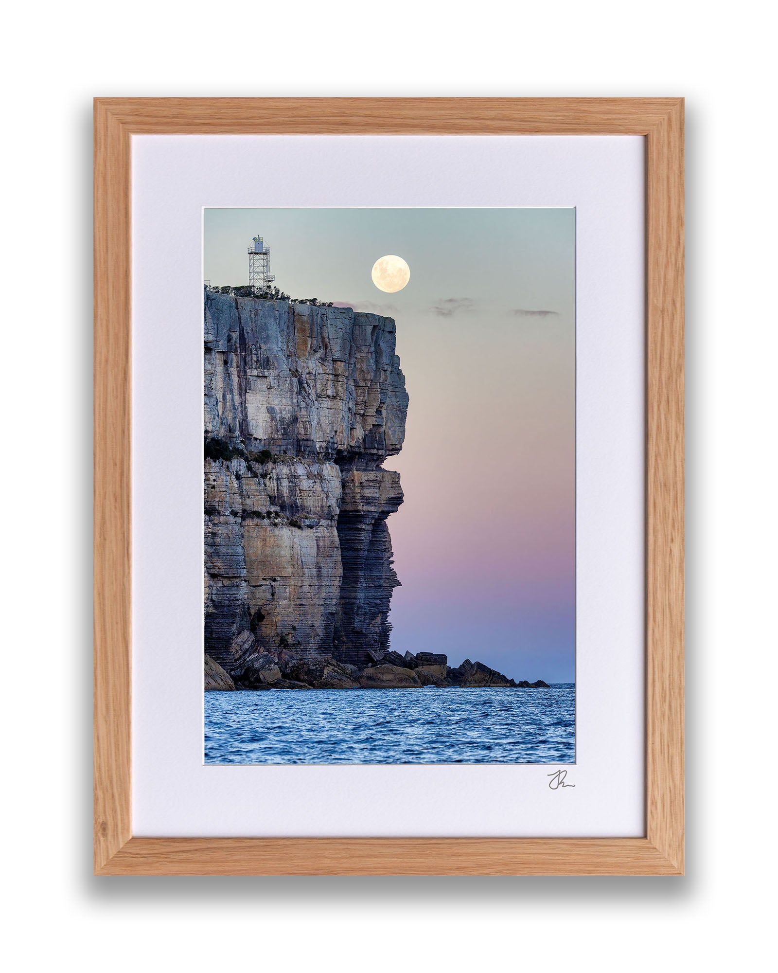 Point Perpendicular Moonrise Vertical | Jervis Bay