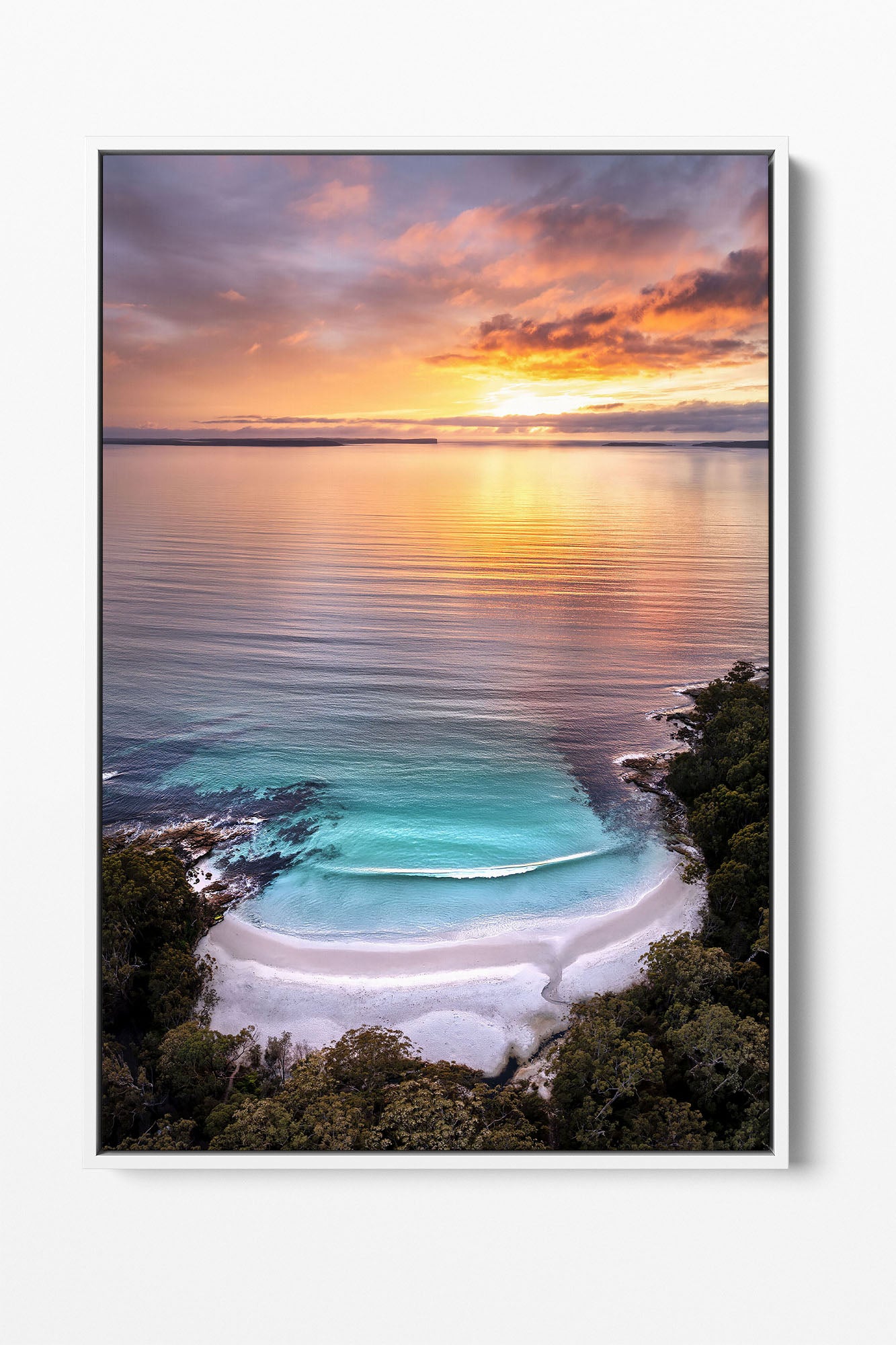 Golden Glow Blenheim Beach | Vertical