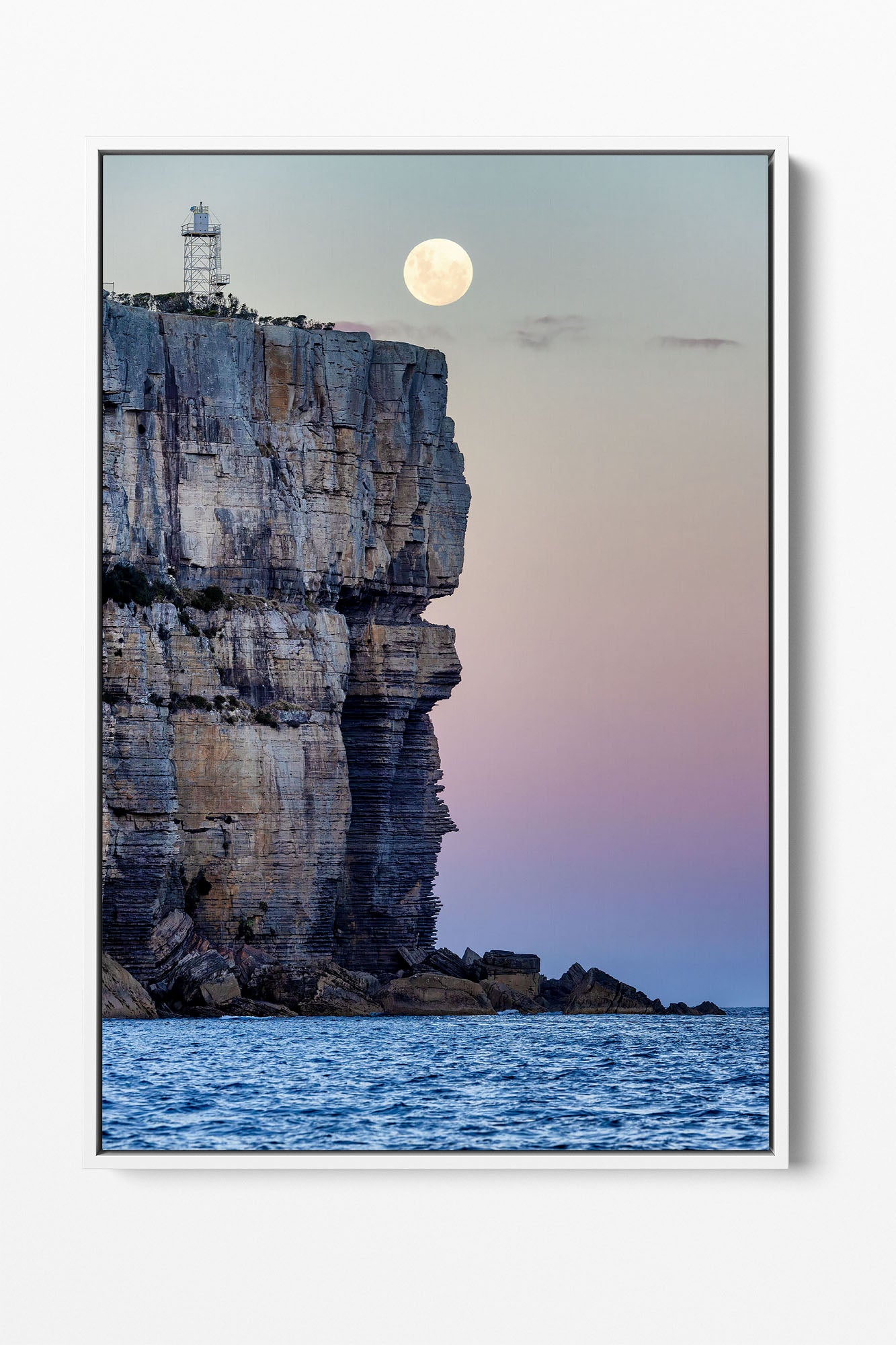 Point Perpendicular Moonrise Vertical | Jervis Bay